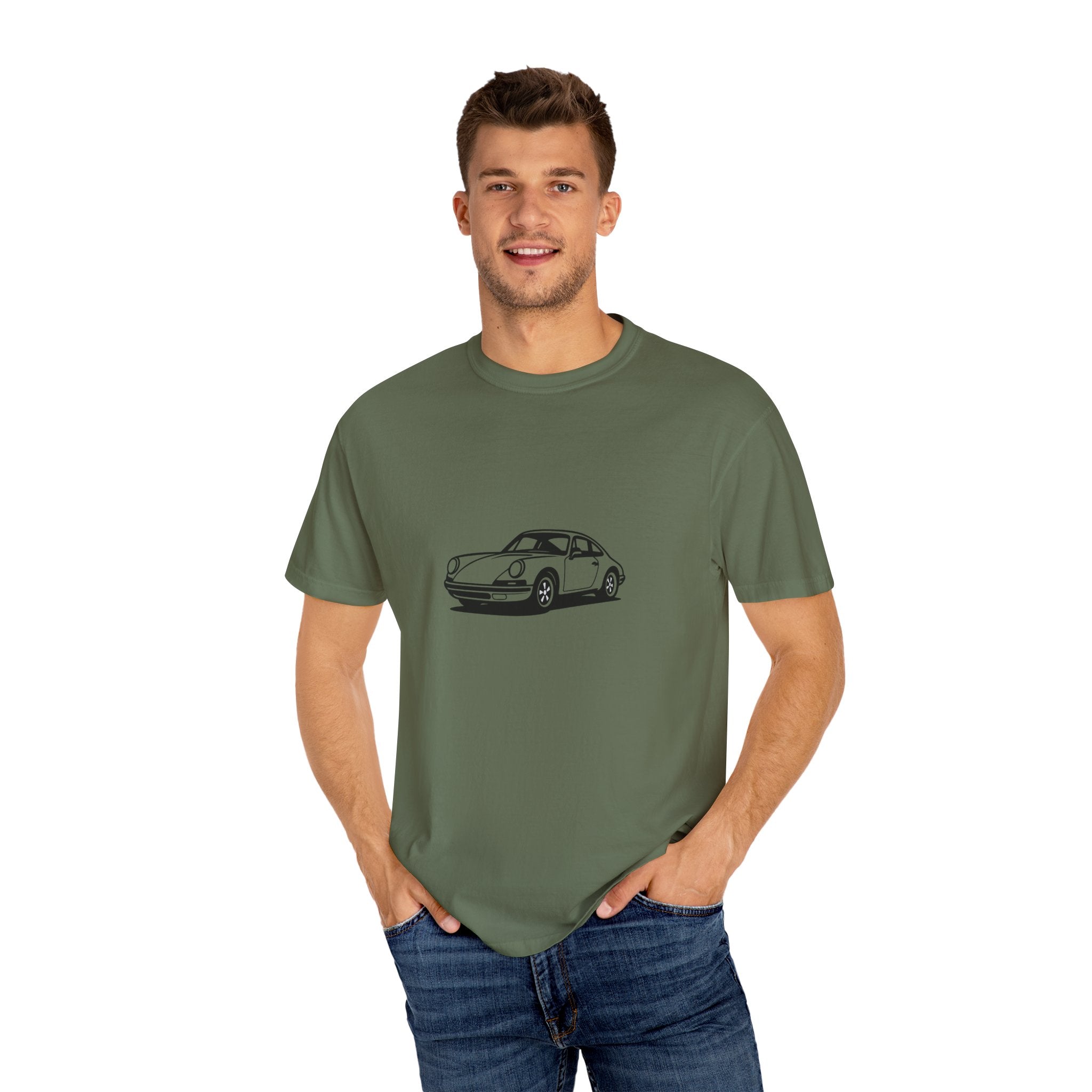 Classic Car T-Shirt, Unisex Vintage Tee, Automotive Gift, Nostalgic Apparel, Gearhead Fashion, Car Enthusiast Outfit, Black Car