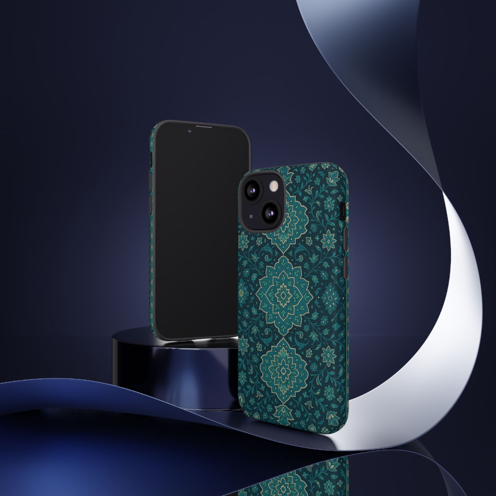 Elegant Floral Phone Case, Tough Cases, Unique Phone Cover, Gift for Her, Phone Accessories, Stylish Protection