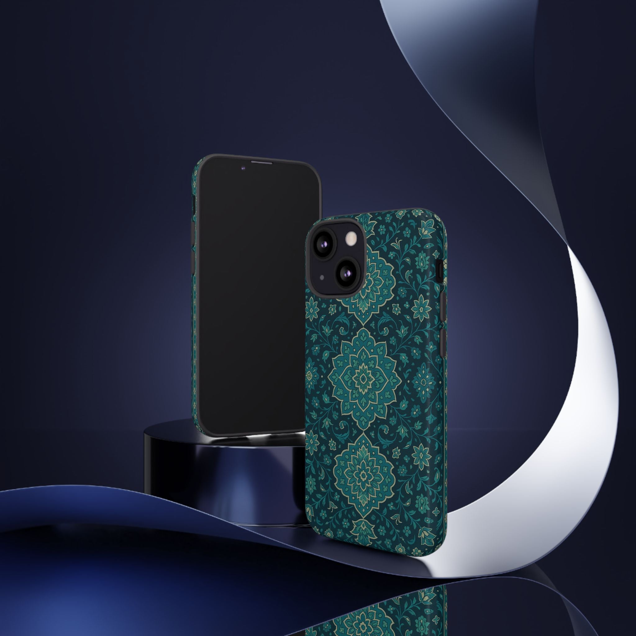 Elegant Floral Phone Case, Tough Cases, Unique Phone Cover, Gift for Her, Phone Accessories, Stylish Protection