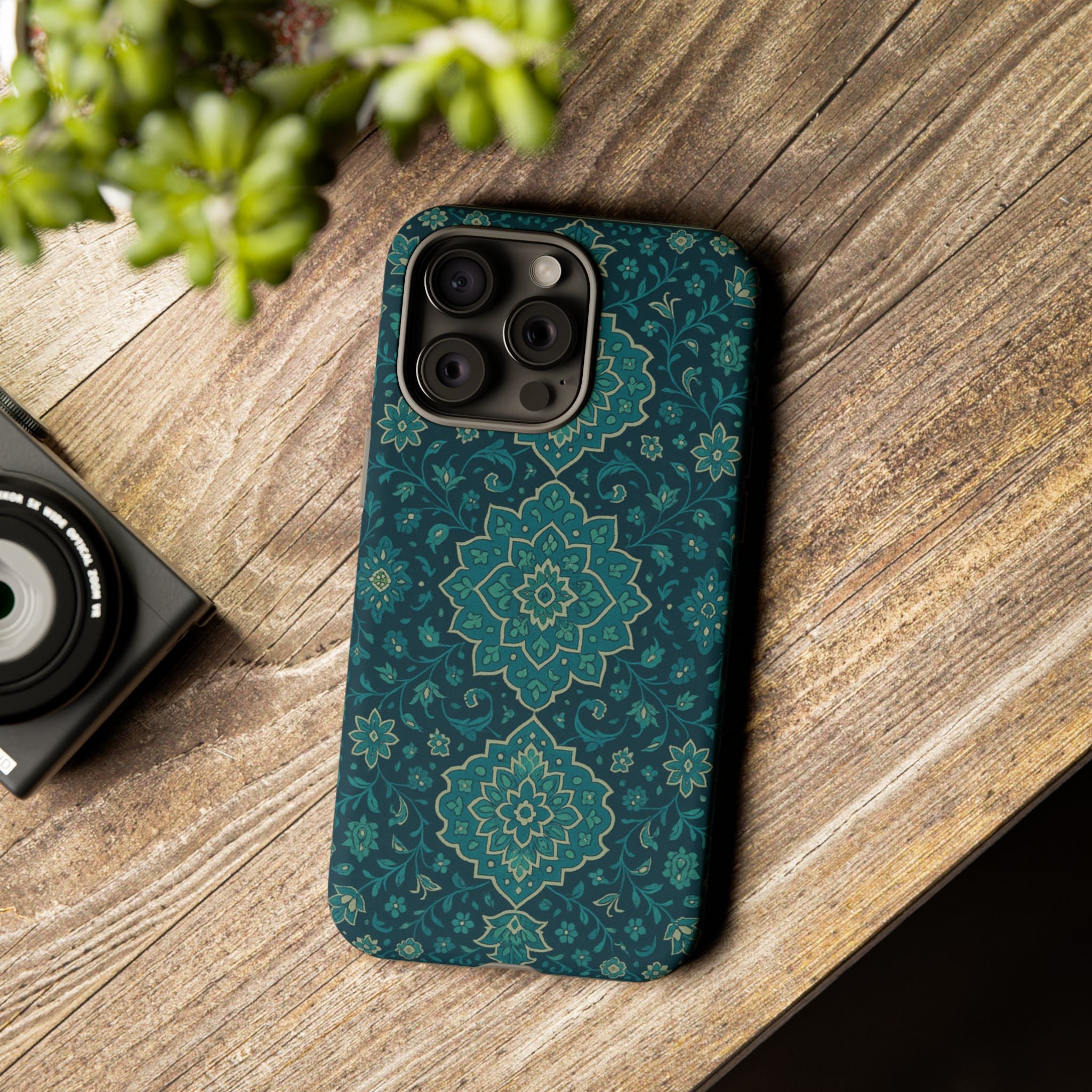 Elegant Floral Phone Case, Tough Cases, Unique Phone Cover, Gift for Her, Phone Accessories, Stylish Protection
