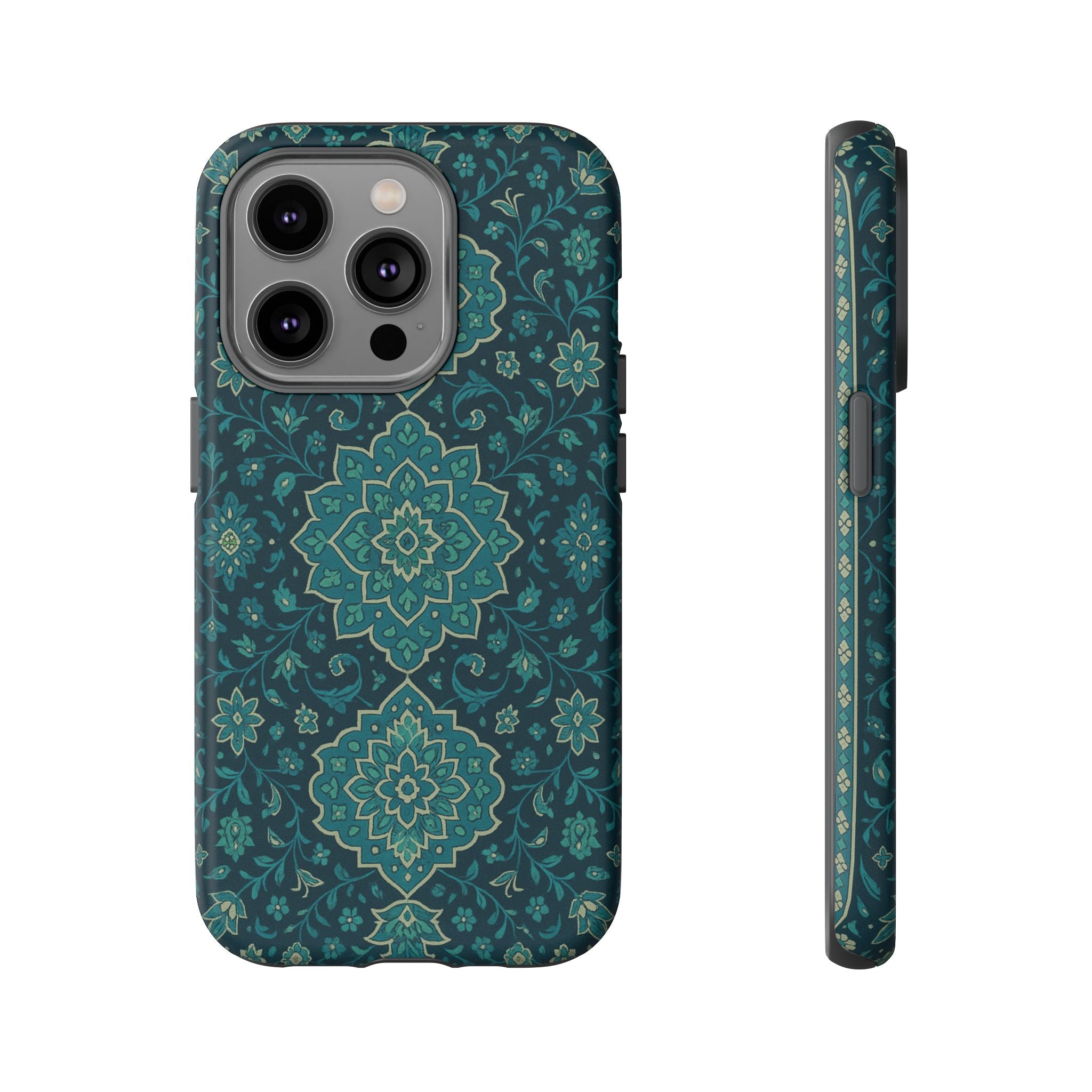 Elegant Floral Phone Case, Tough Cases, Unique Phone Cover, Gift for Her, Phone Accessories, Stylish Protection