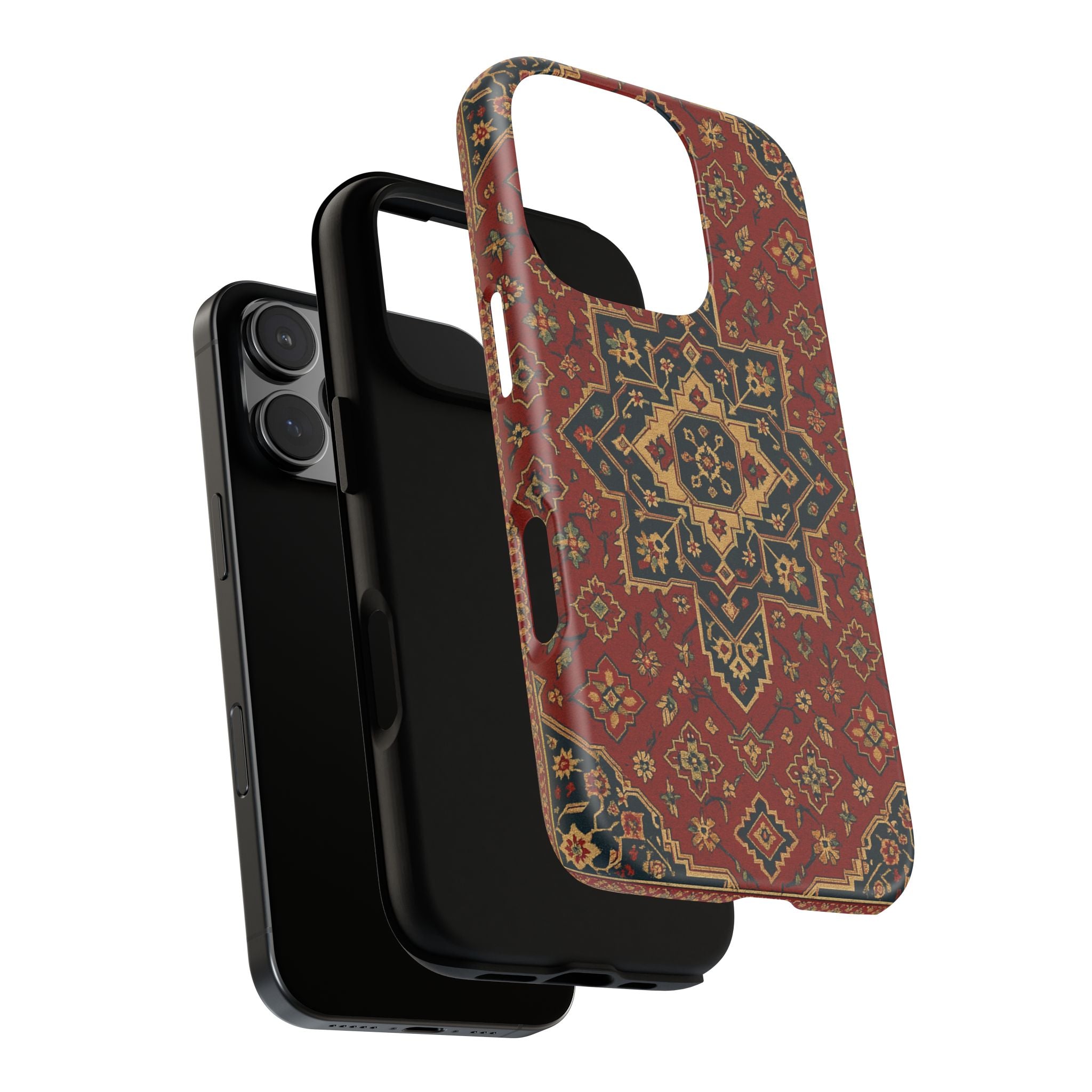 Vintage Rug Phone Case - Tough Cases, Custom Design, Bohemian Aesthetic, Stylish Protection, Unique Gift Ideas