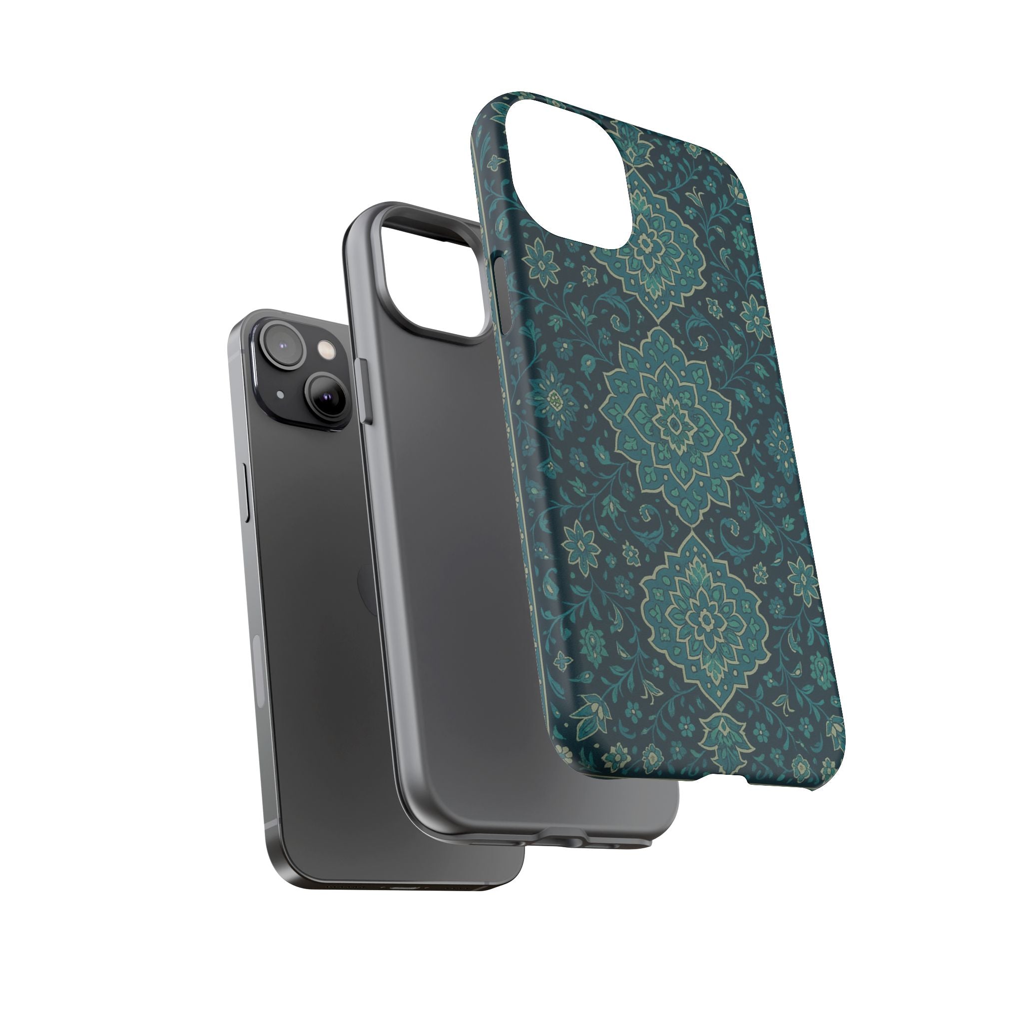 Elegant Floral Phone Case, Tough Cases, Unique Phone Cover, Gift for Her, Phone Accessories, Stylish Protection