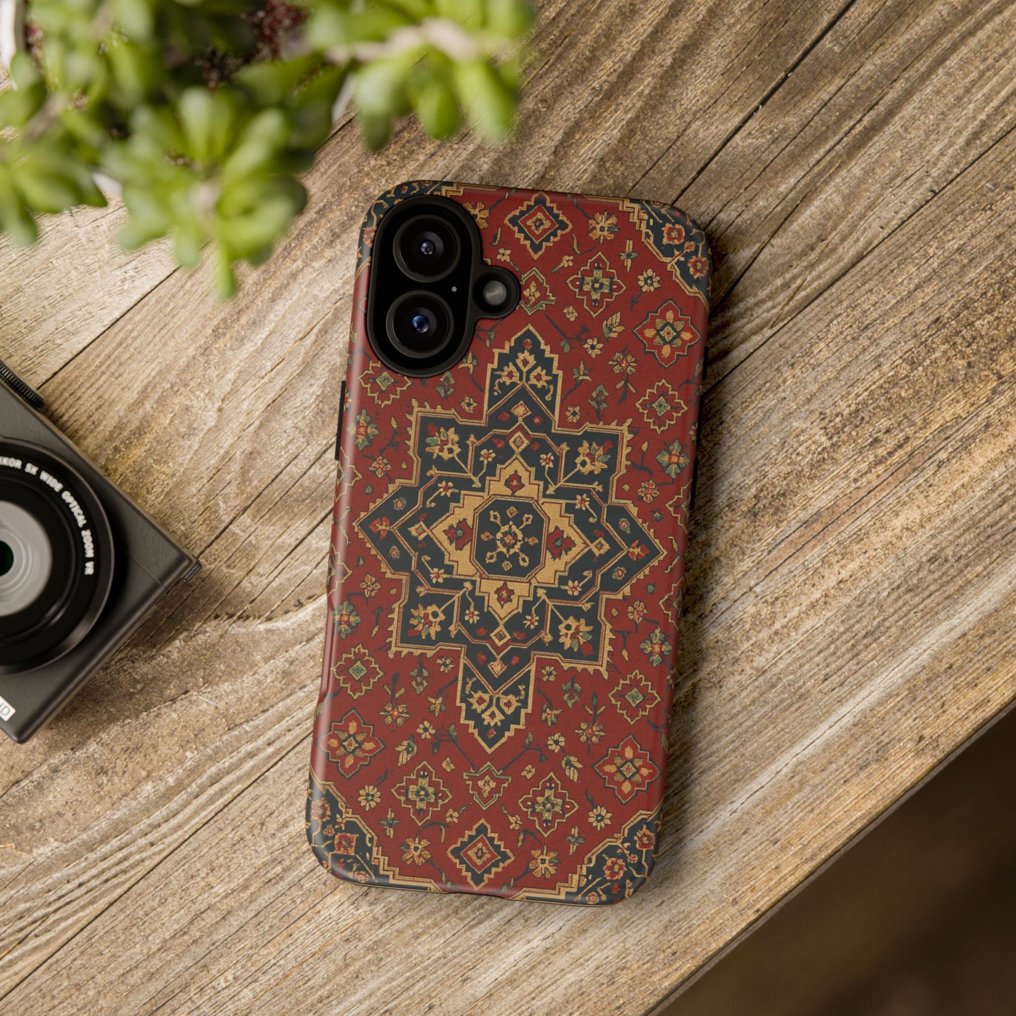 Vintage Rug Phone Case - Tough Cases, Custom Design, Bohemian Aesthetic, Stylish Protection, Unique Gift Ideas
