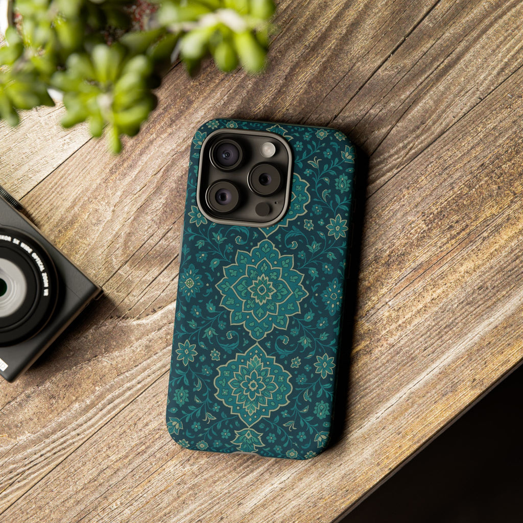 Elegant Floral Phone Case, Tough Cases, Unique Phone Cover, Gift for Her, Phone Accessories, Stylish Protection