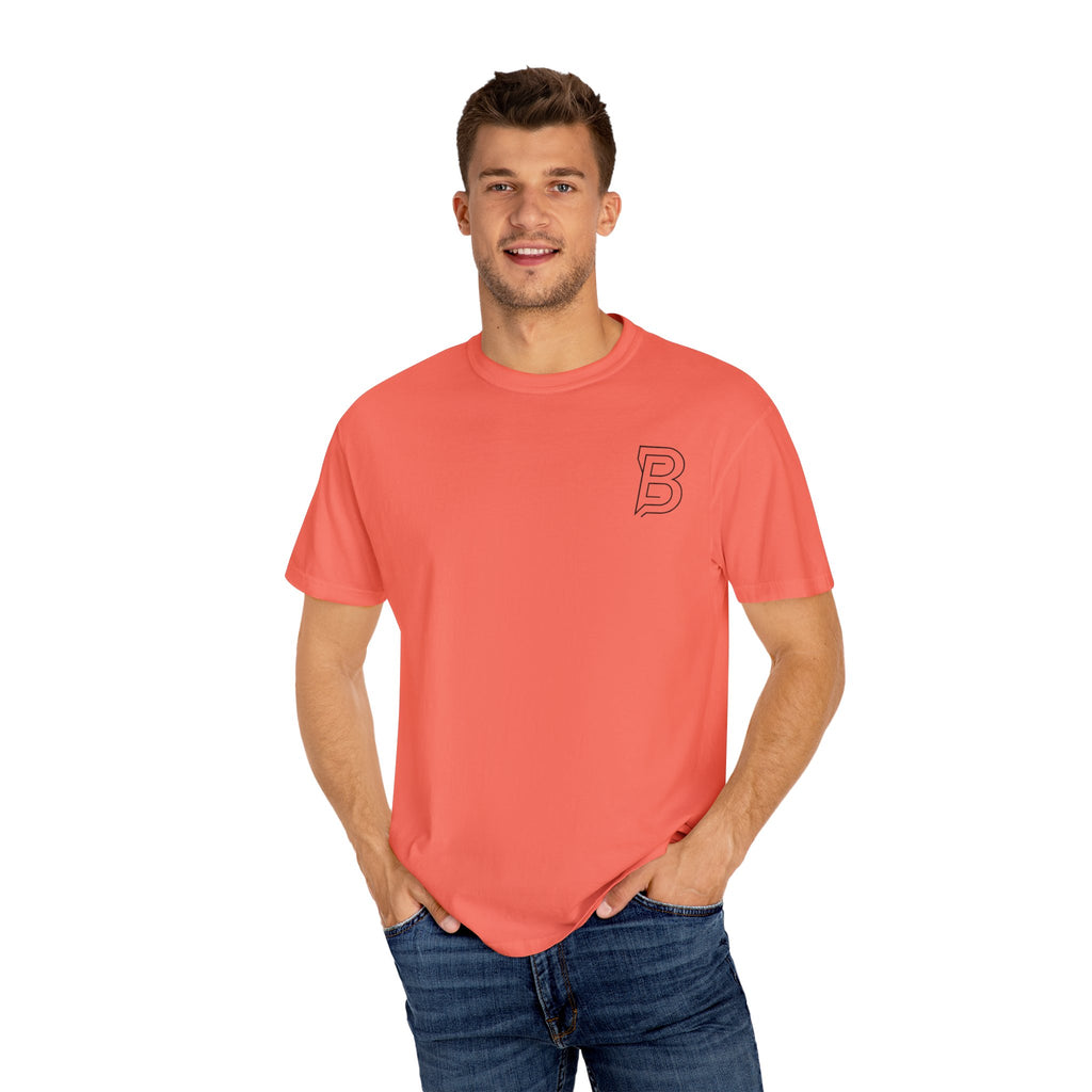 BORRENN Logo Tee, Stylish Unisex Garment-Dyed Tee - Perfect for Casual Outings, Gifts, Summer Wear, Street Style, and Everyday Comfort