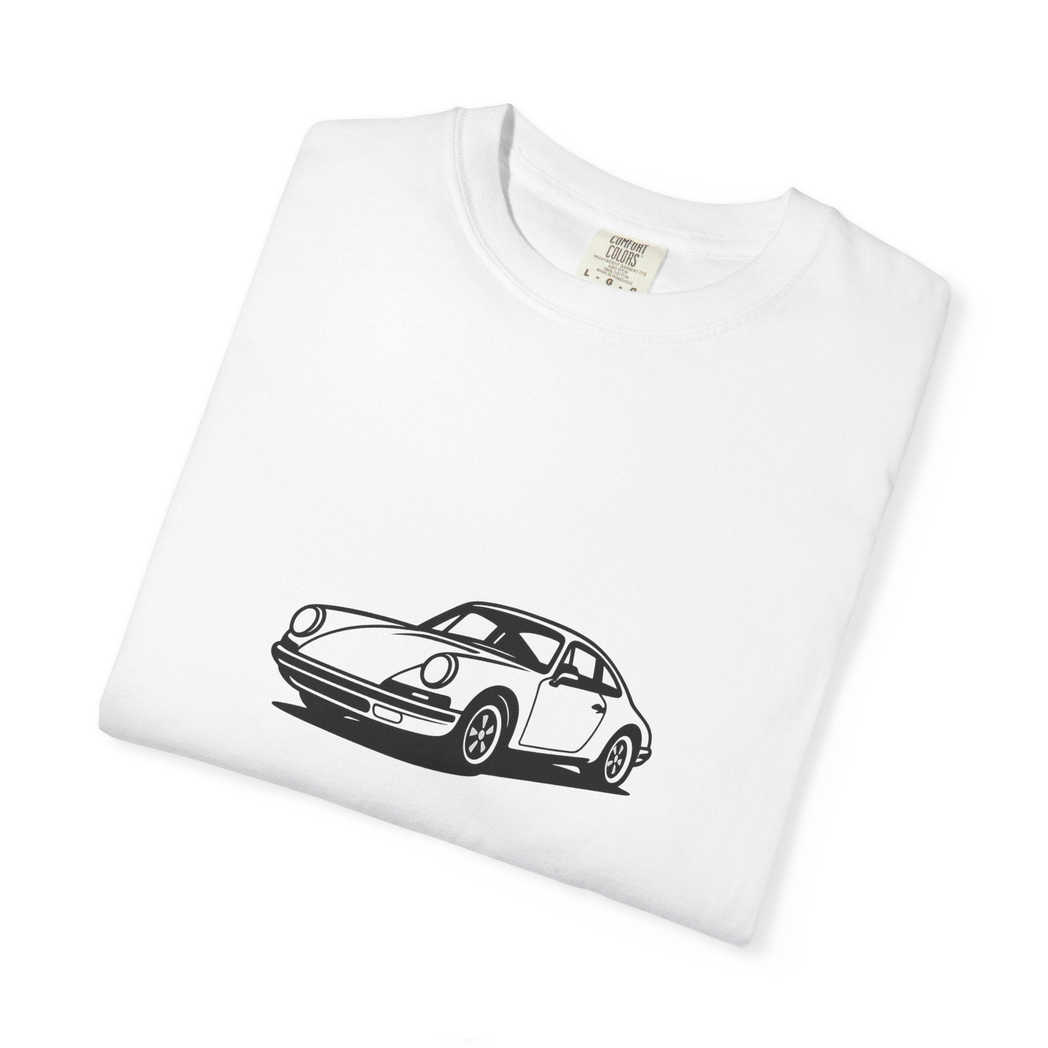 Classic Car T-Shirt, Unisex Vintage Tee, Automotive Gift, Nostalgic Apparel, Gearhead Fashion, Car Enthusiast Outfit, Black Car