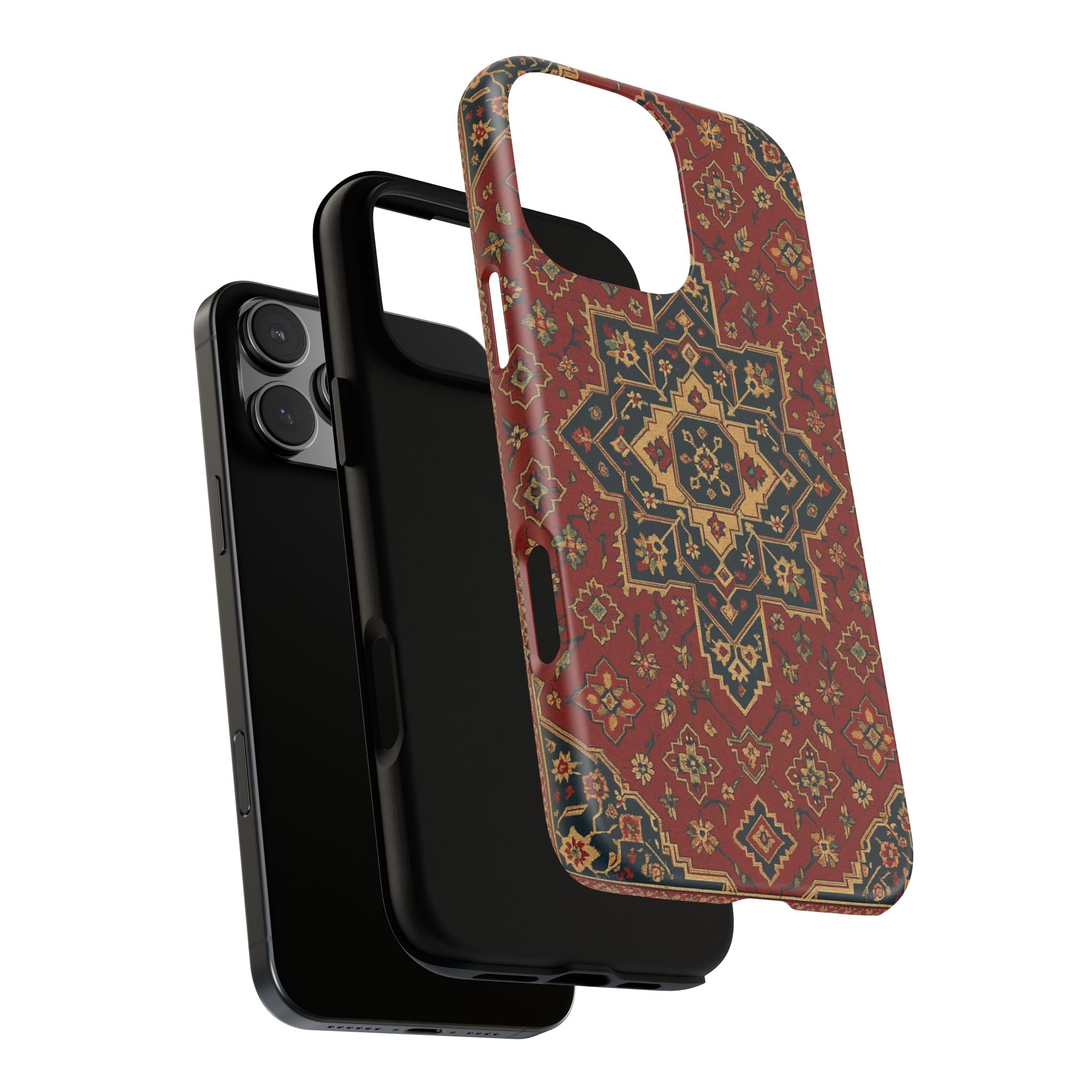 Vintage Rug Phone Case - Tough Cases, Custom Design, Bohemian Aesthetic, Stylish Protection, Unique Gift Ideas