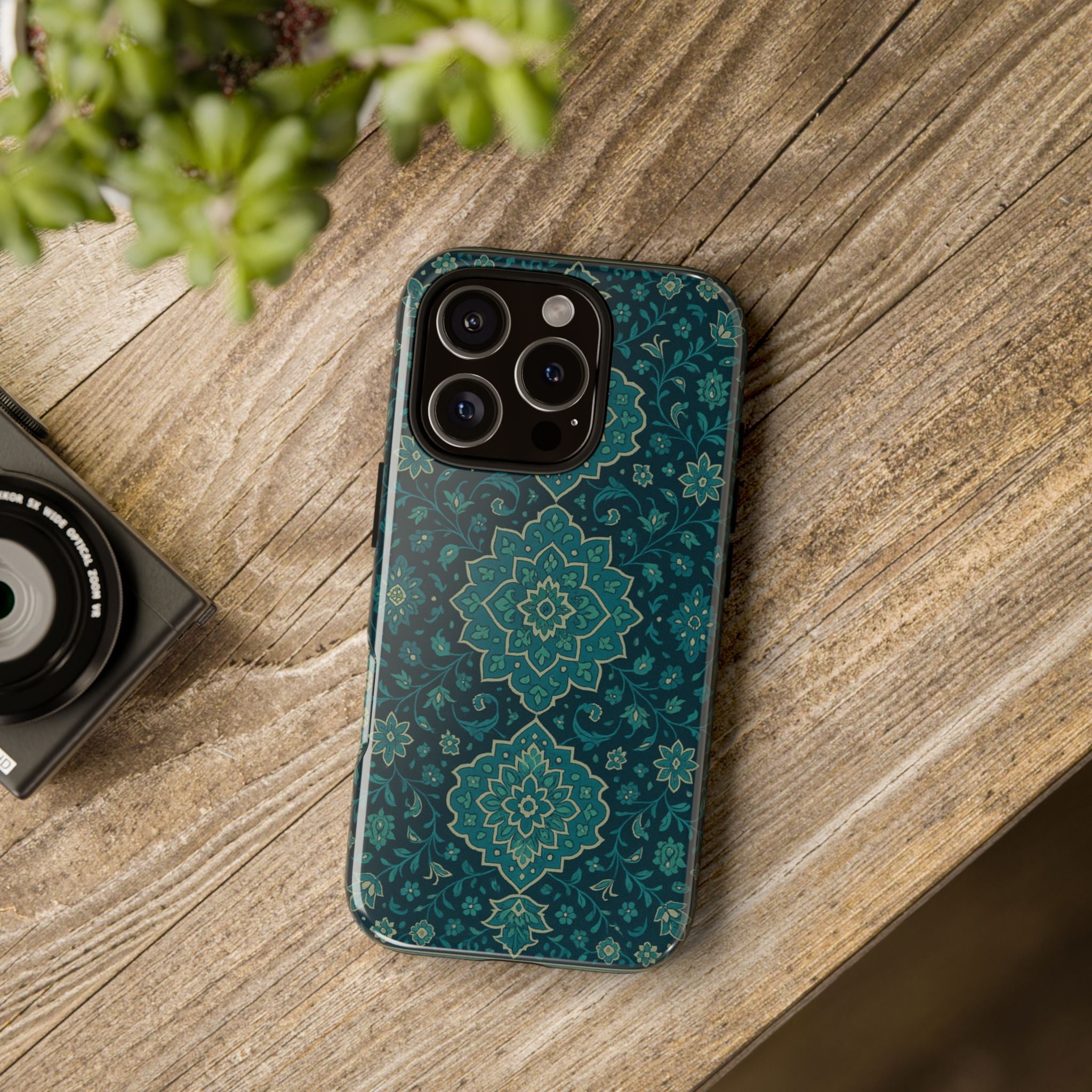 Elegant Floral Phone Case, Tough Cases, Unique Phone Cover, Gift for Her, Phone Accessories, Stylish Protection