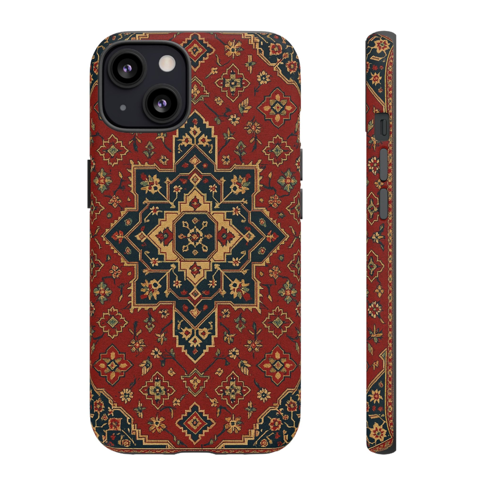 Vintage Rug Phone Case - Tough Cases, Custom Design, Bohemian Aesthetic, Stylish Protection, Unique Gift Ideas