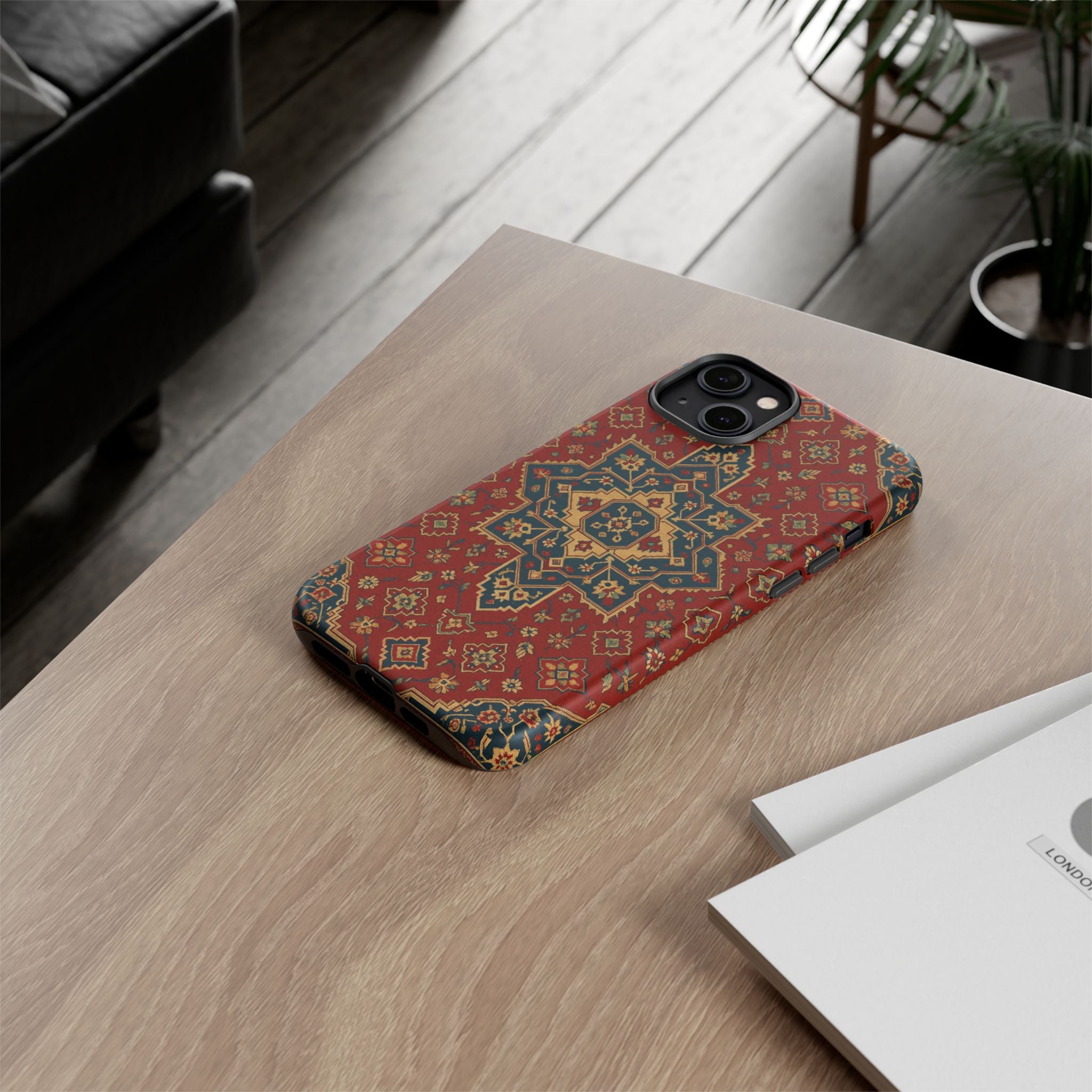 Vintage Rug Phone Case - Tough Cases, Custom Design, Bohemian Aesthetic, Stylish Protection, Unique Gift Ideas
