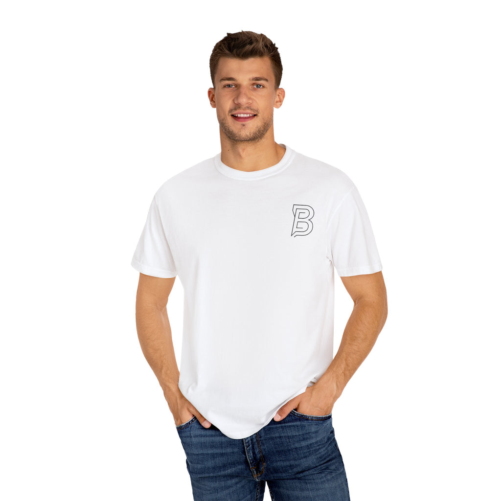 BORRENN Logo Tee, Stylish Unisex Garment-Dyed Tee - Perfect for Casual Outings, Gifts, Summer Wear, Street Style, and Everyday Comfort