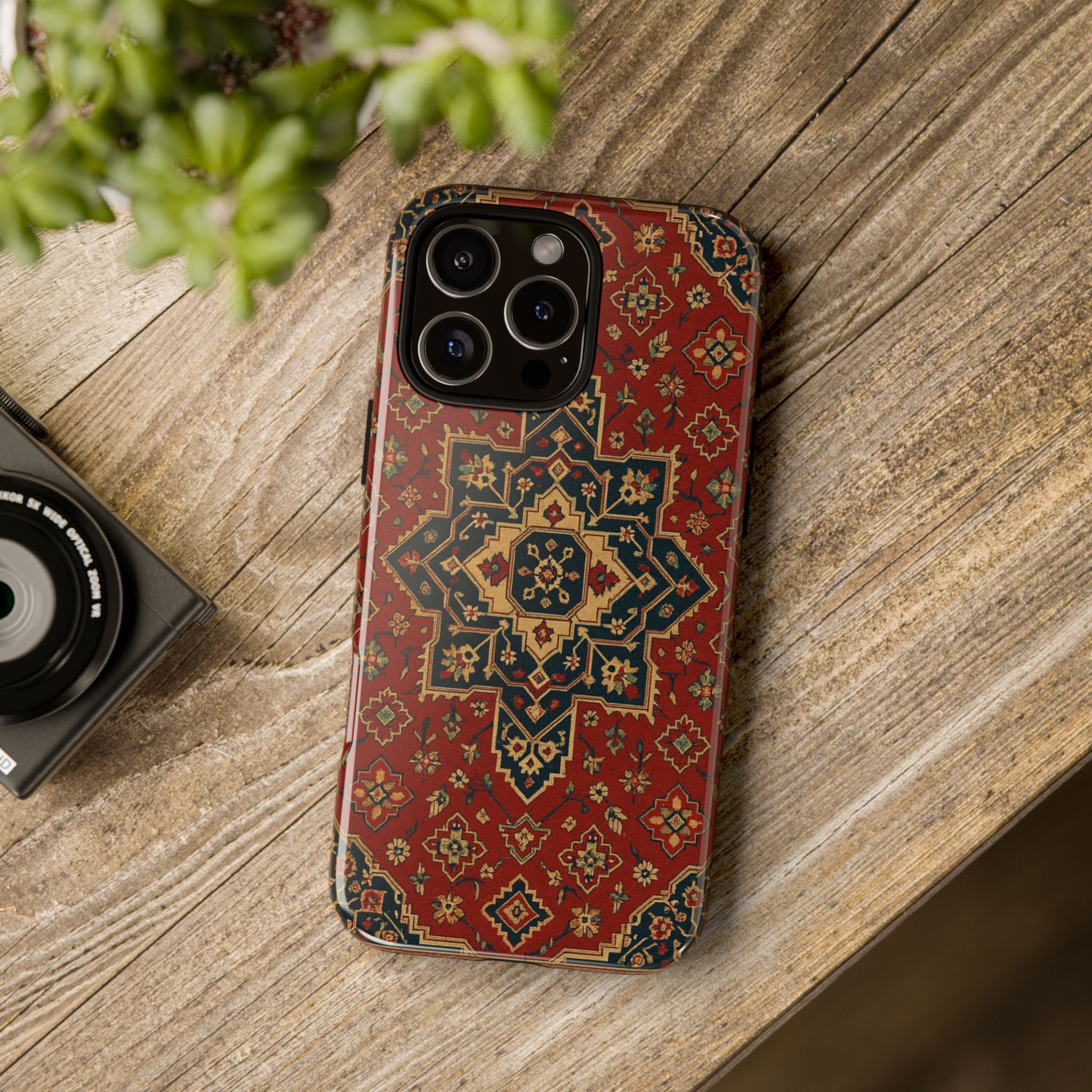 Vintage Rug Phone Case - Tough Cases, Custom Design, Bohemian Aesthetic, Stylish Protection, Unique Gift Ideas