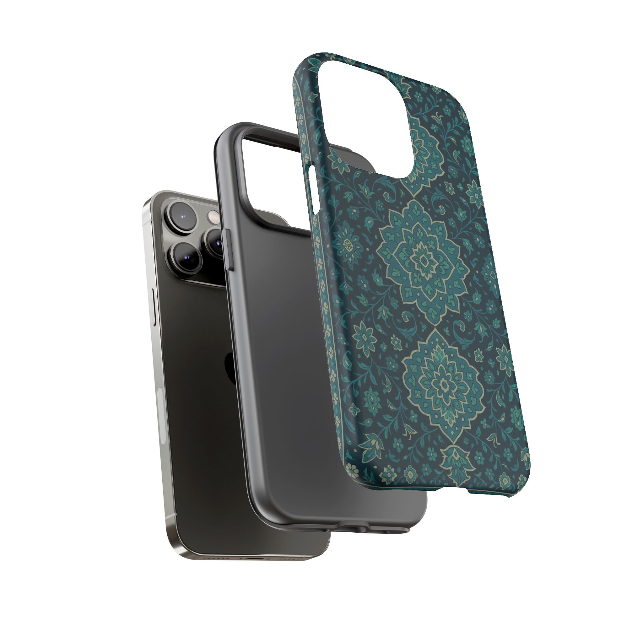 Elegant Floral Phone Case, Tough Cases, Unique Phone Cover, Gift for Her, Phone Accessories, Stylish Protection