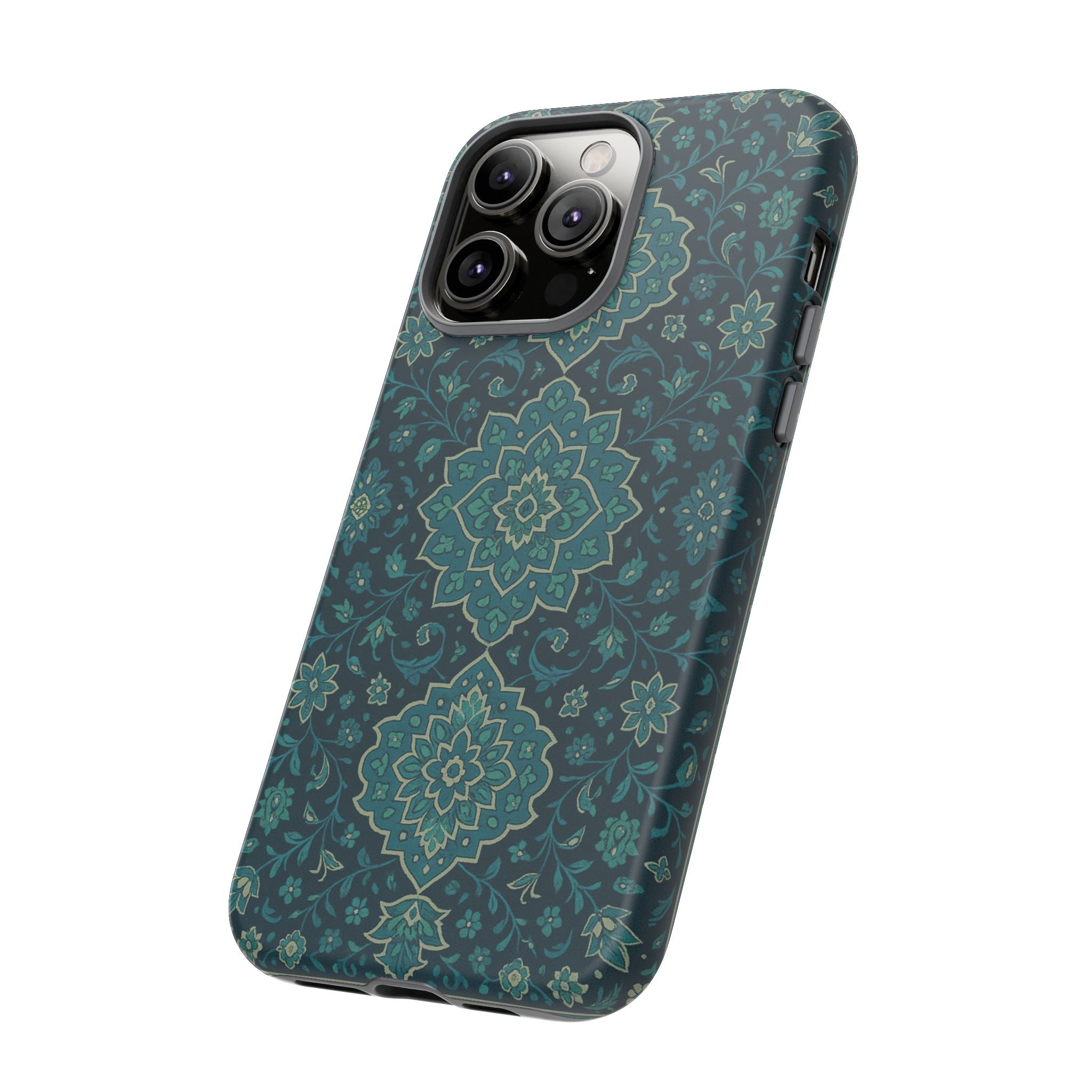 Elegant Floral Phone Case, Tough Cases, Unique Phone Cover, Gift for Her, Phone Accessories, Stylish Protection