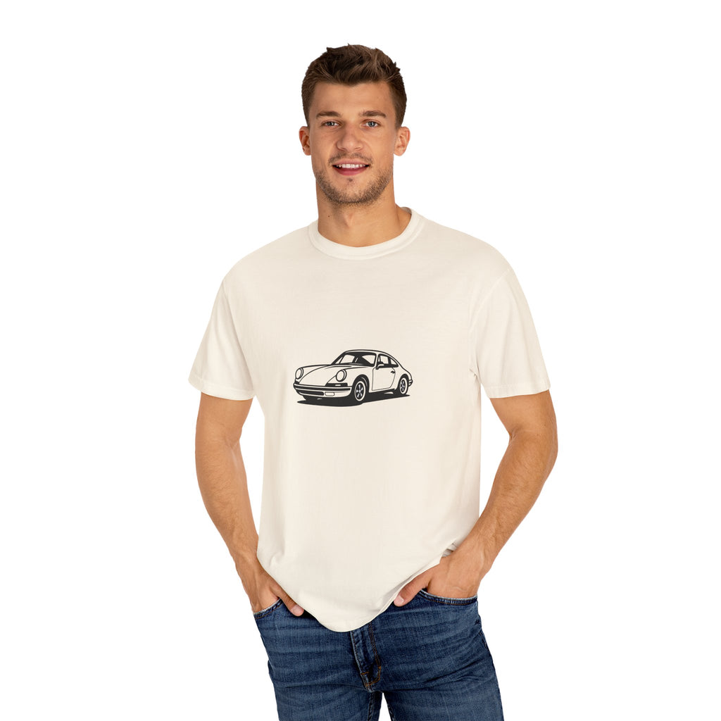Classic Car T-Shirt, Unisex Vintage Tee, Automotive Gift, Nostalgic Apparel, Gearhead Fashion, Car Enthusiast Outfit, Black Car