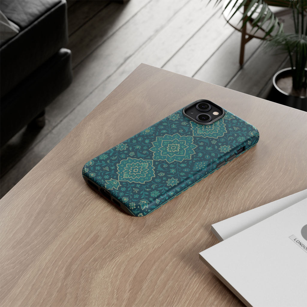 Elegant Floral Phone Case, Tough Cases, Unique Phone Cover, Gift for Her, Phone Accessories, Stylish Protection