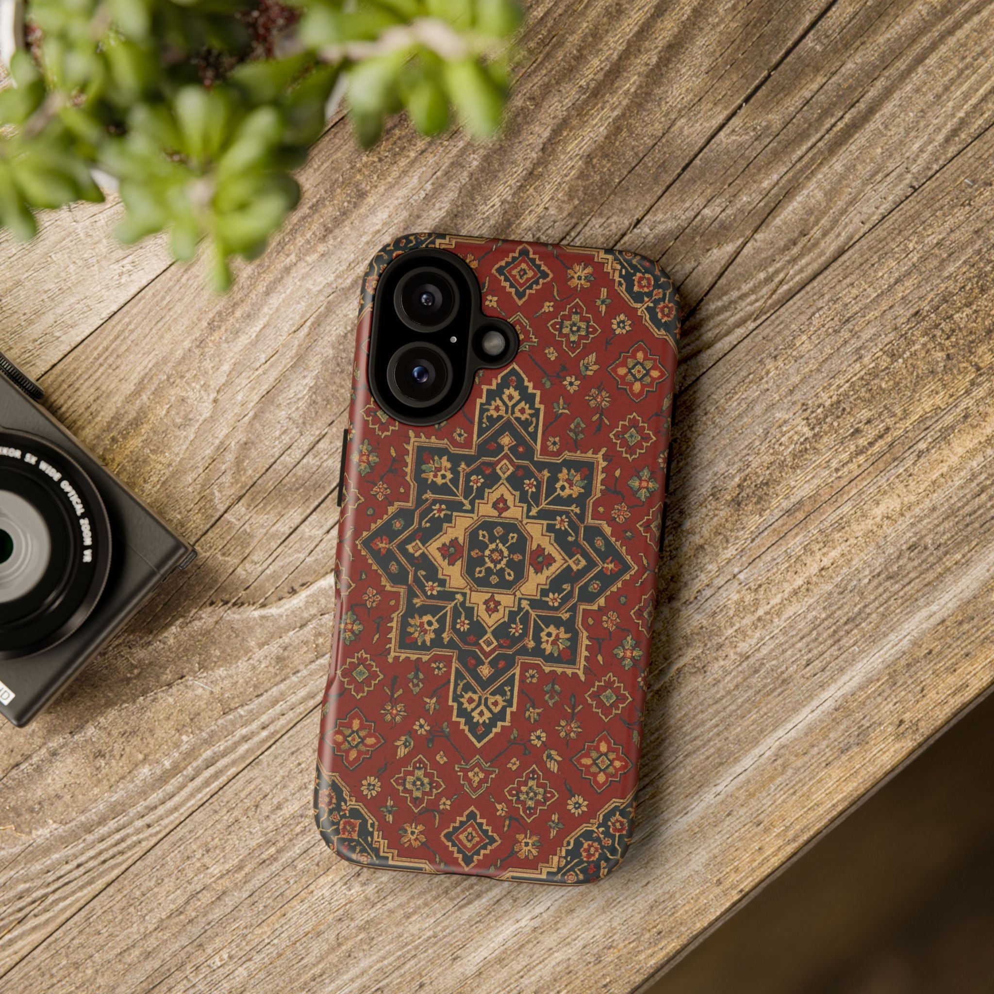 Vintage Rug Phone Case - Tough Cases, Custom Design, Bohemian Aesthetic, Stylish Protection, Unique Gift Ideas