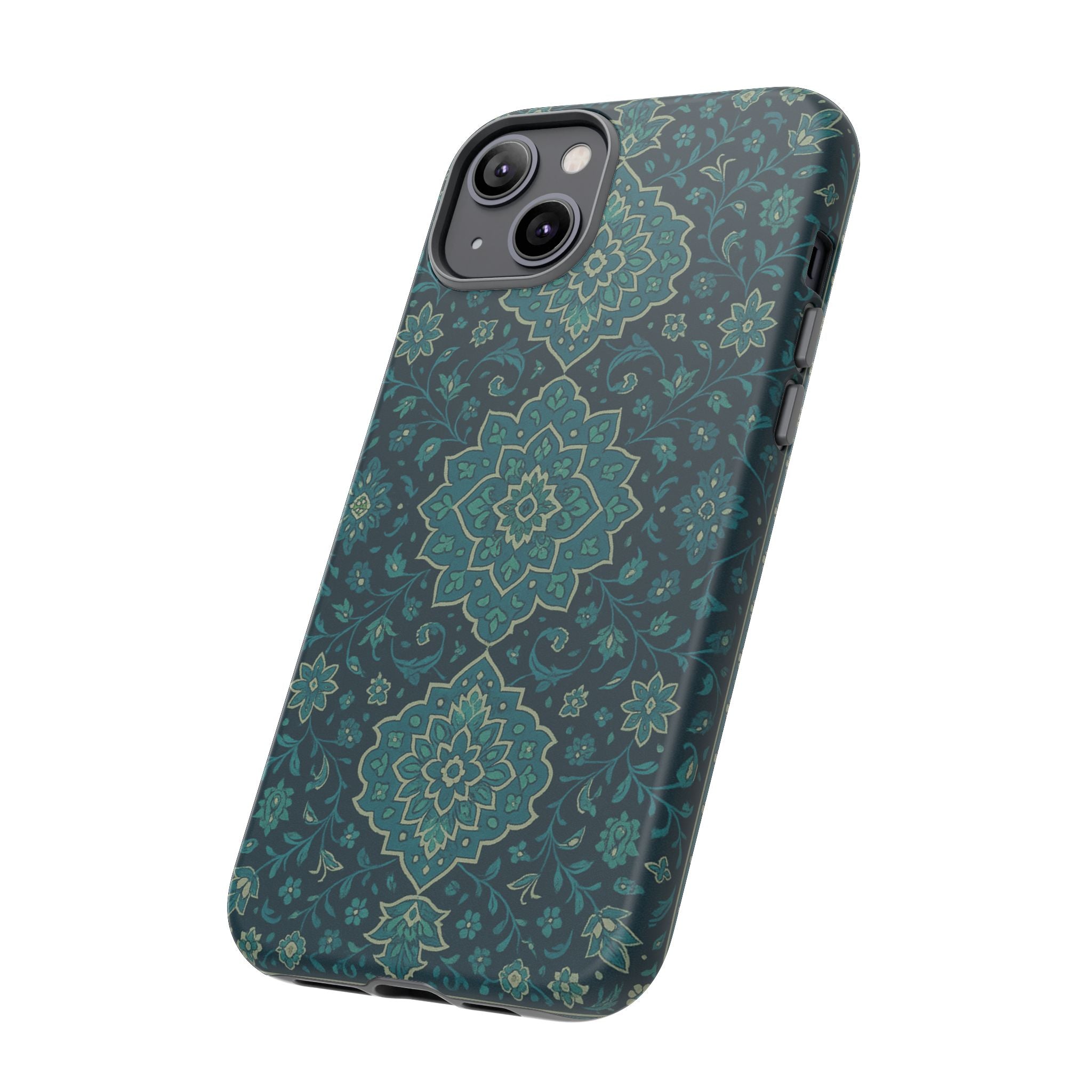 Elegant Floral Phone Case, Tough Cases, Unique Phone Cover, Gift for Her, Phone Accessories, Stylish Protection