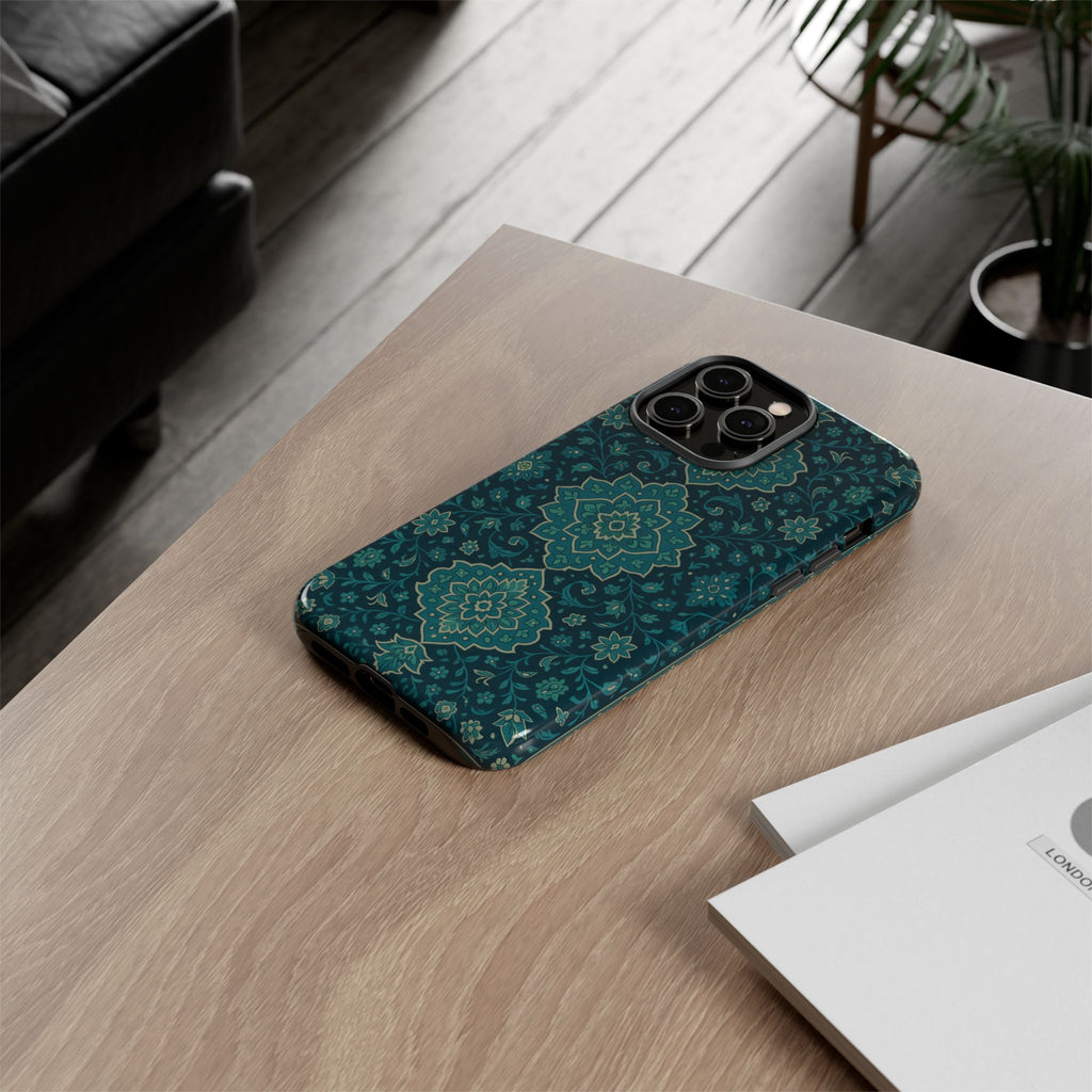 Elegant Floral Phone Case, Tough Cases, Unique Phone Cover, Gift for Her, Phone Accessories, Stylish Protection