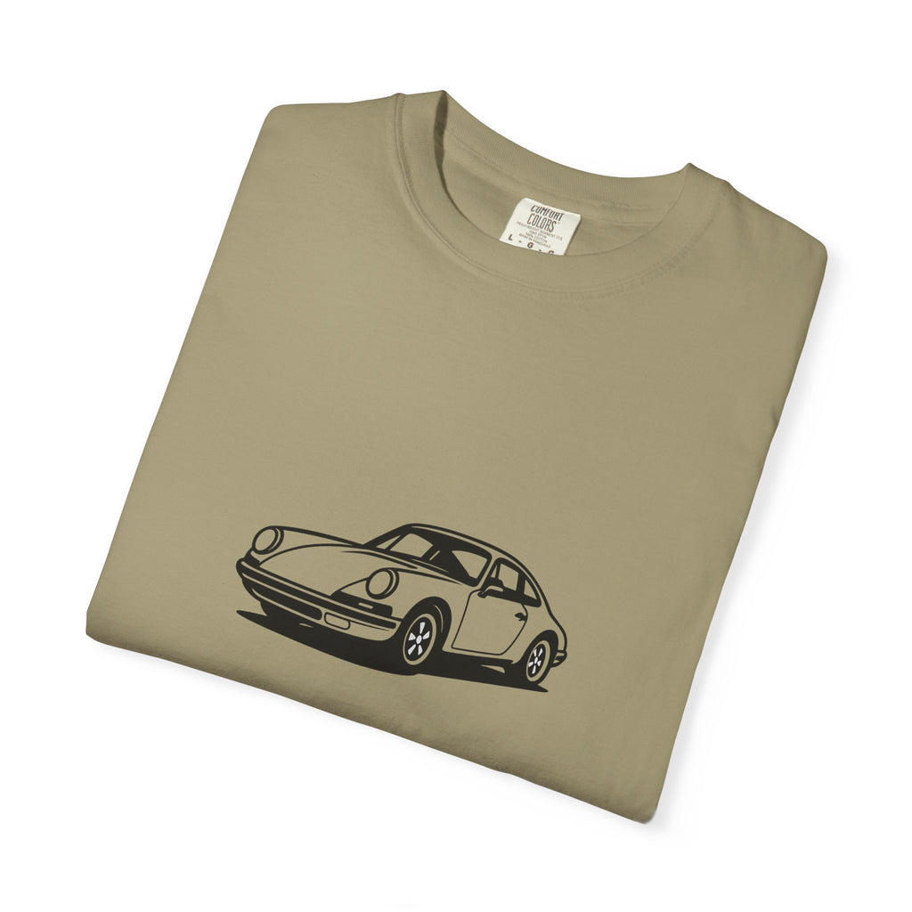 Classic Car T-Shirt, Unisex Vintage Tee, Automotive Gift, Nostalgic Apparel, Gearhead Fashion, Car Enthusiast Outfit, Black Car
