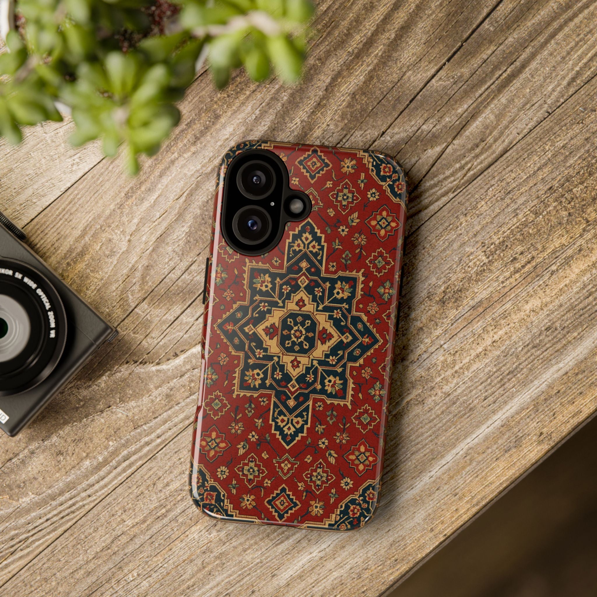 Vintage Rug Phone Case - Tough Cases, Custom Design, Bohemian Aesthetic, Stylish Protection, Unique Gift Ideas
