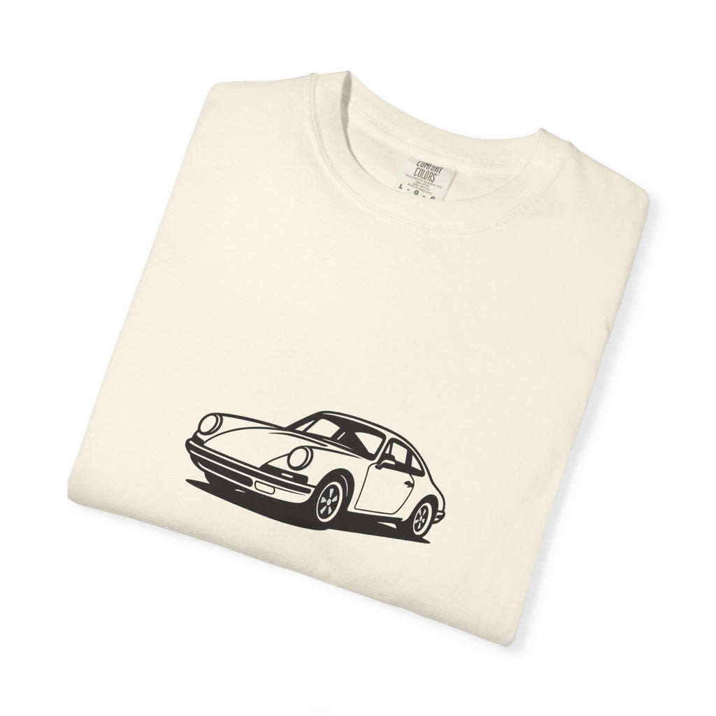 Classic Car T-Shirt, Unisex Vintage Tee, Automotive Gift, Nostalgic Apparel, Gearhead Fashion, Car Enthusiast Outfit, Black Car