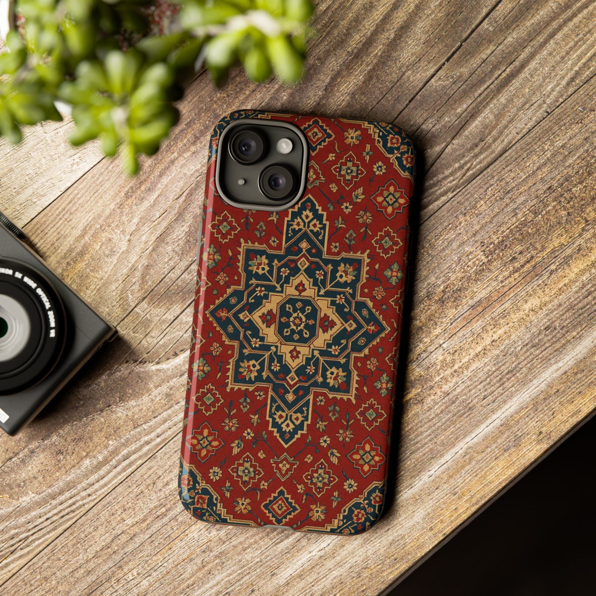 Vintage Rug Phone Case - Tough Cases, Custom Design, Bohemian Aesthetic, Stylish Protection, Unique Gift Ideas