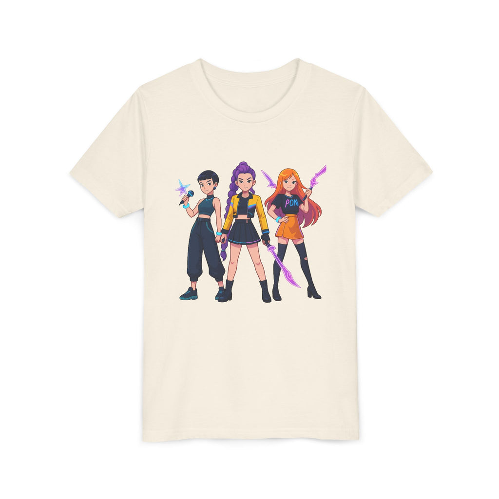 Youth Short Sleeve Tee Featuring Bold Character Design, Trendy Kids Shirt, Playful Summer Wear, Casual Gamer Apparel, Gift for Young [...]