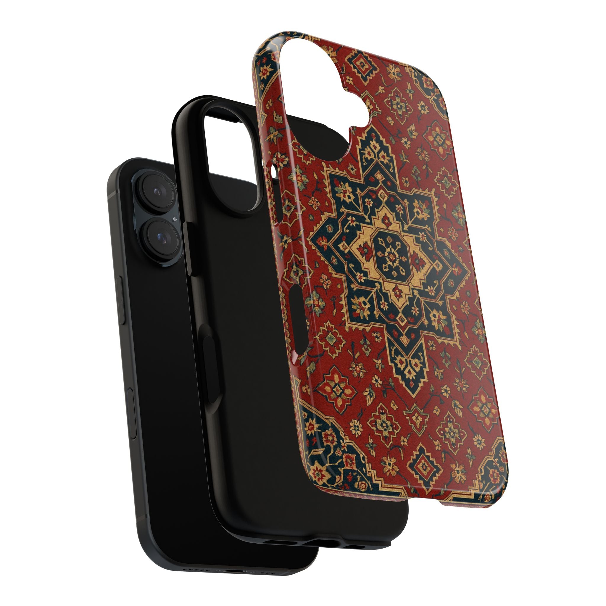 Vintage Rug Phone Case - Tough Cases, Custom Design, Bohemian Aesthetic, Stylish Protection, Unique Gift Ideas