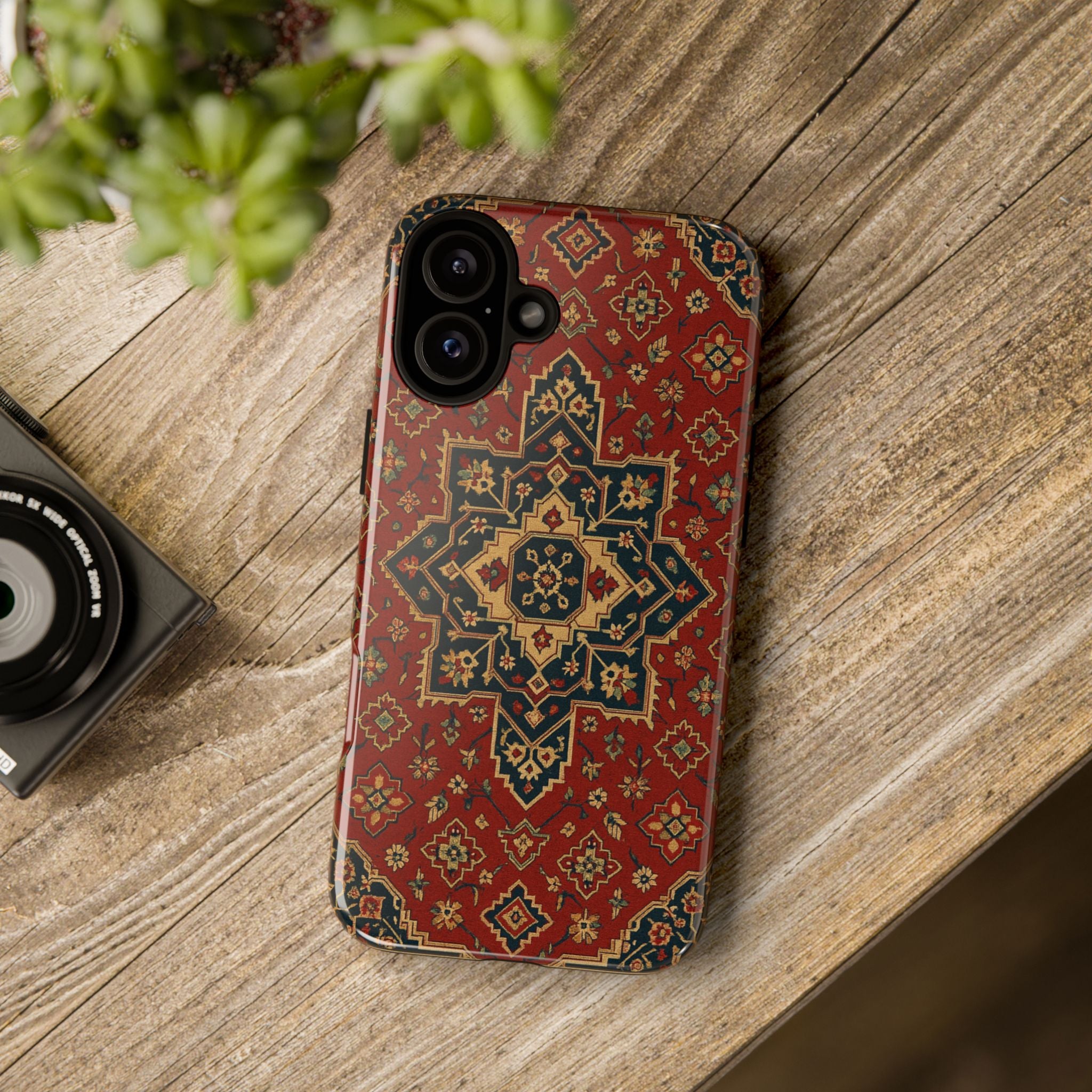 Vintage Rug Phone Case - Tough Cases, Custom Design, Bohemian Aesthetic, Stylish Protection, Unique Gift Ideas