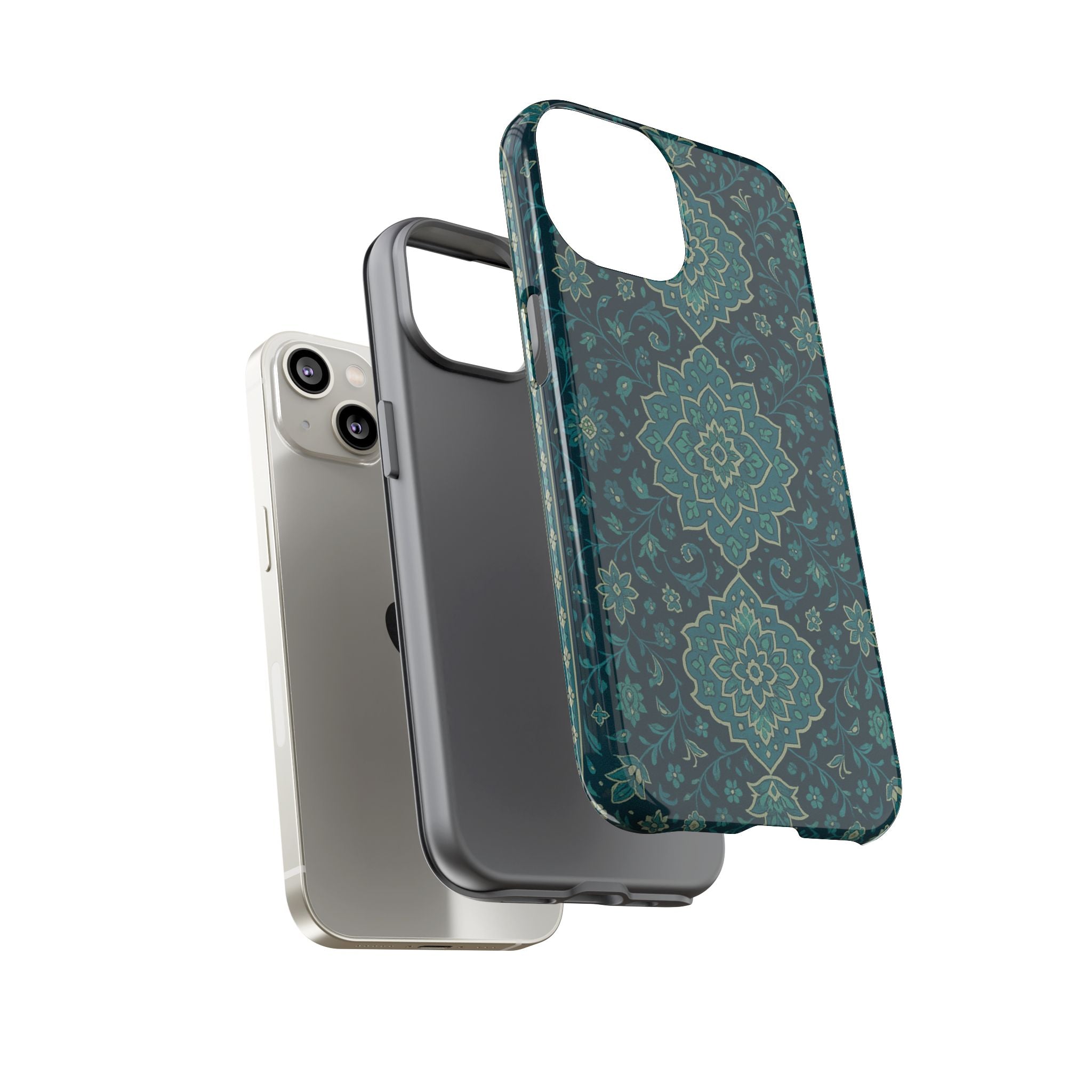 Elegant Floral Phone Case, Tough Cases, Unique Phone Cover, Gift for Her, Phone Accessories, Stylish Protection