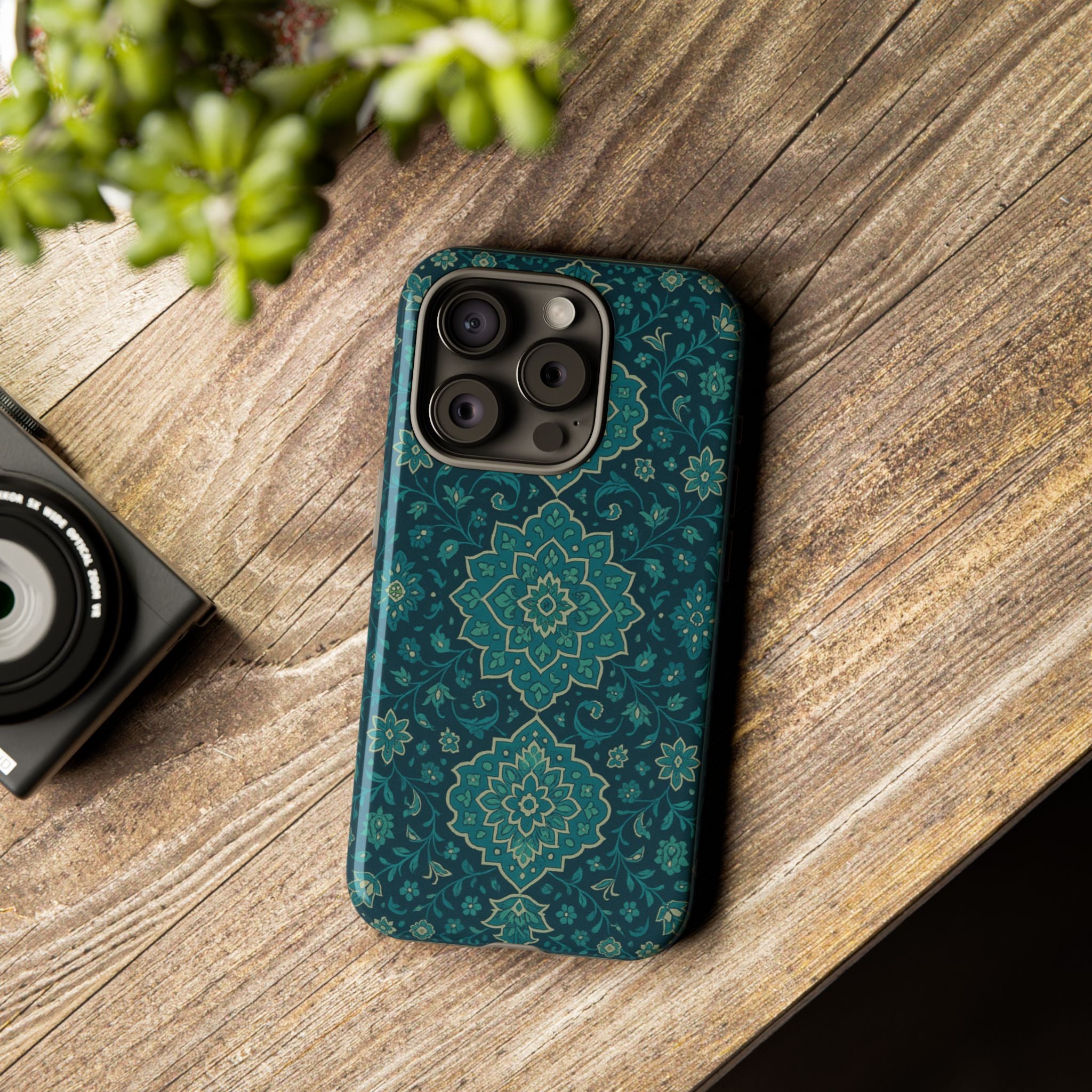 Elegant Floral Phone Case, Tough Cases, Unique Phone Cover, Gift for Her, Phone Accessories, Stylish Protection