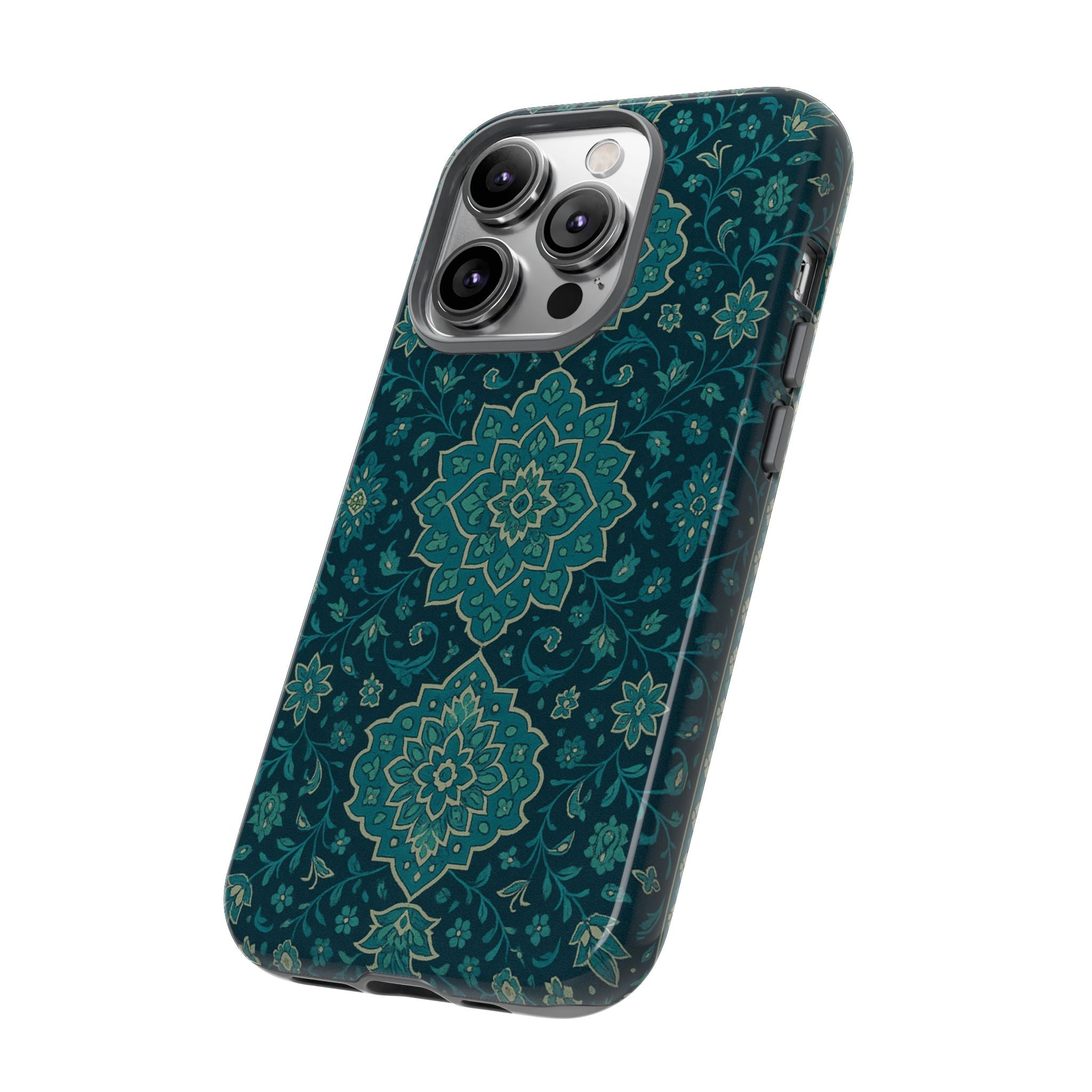 Elegant Floral Phone Case, Tough Cases, Unique Phone Cover, Gift for Her, Phone Accessories, Stylish Protection
