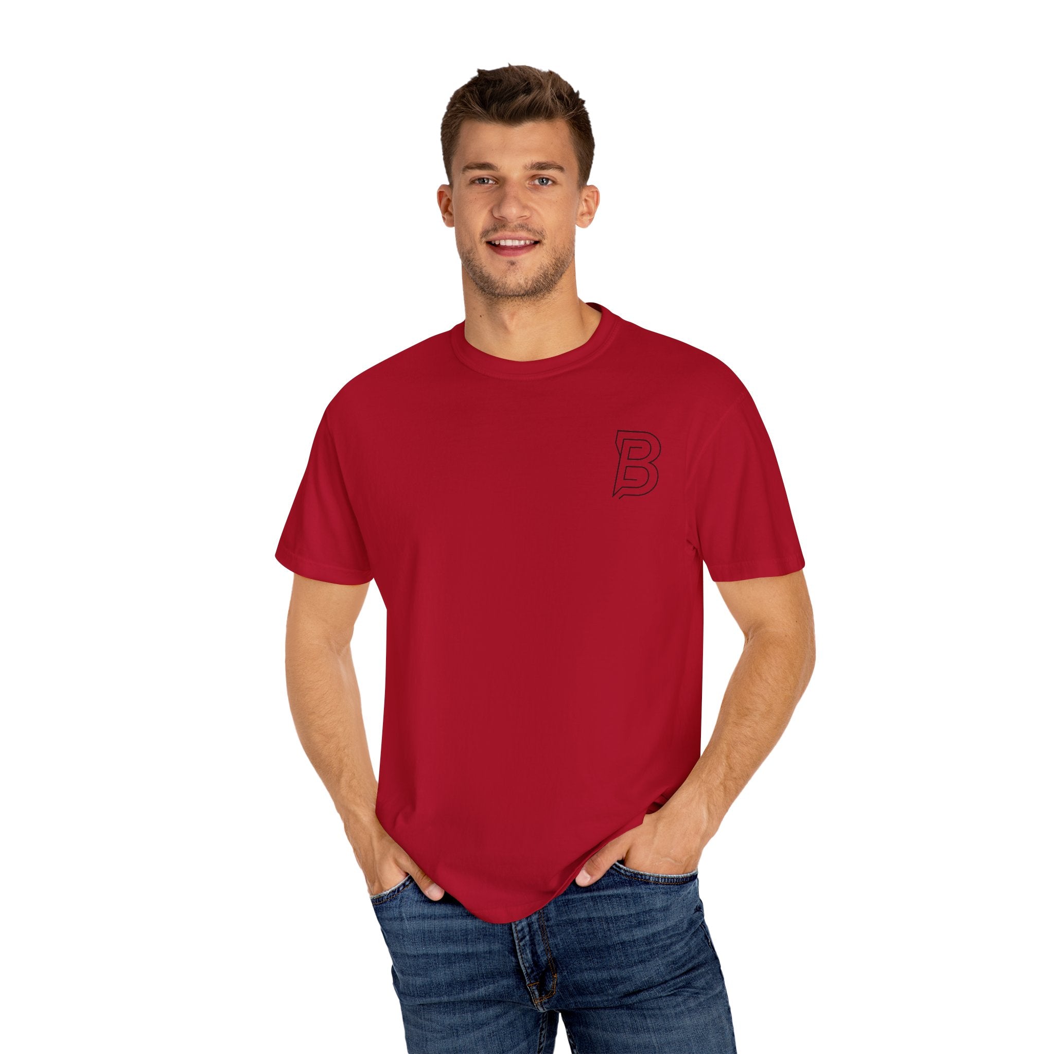 BORRENN Logo Tee, Stylish Unisex Garment-Dyed Tee - Perfect for Casual Outings, Gifts, Summer Wear, Street Style, and Everyday Comfort
