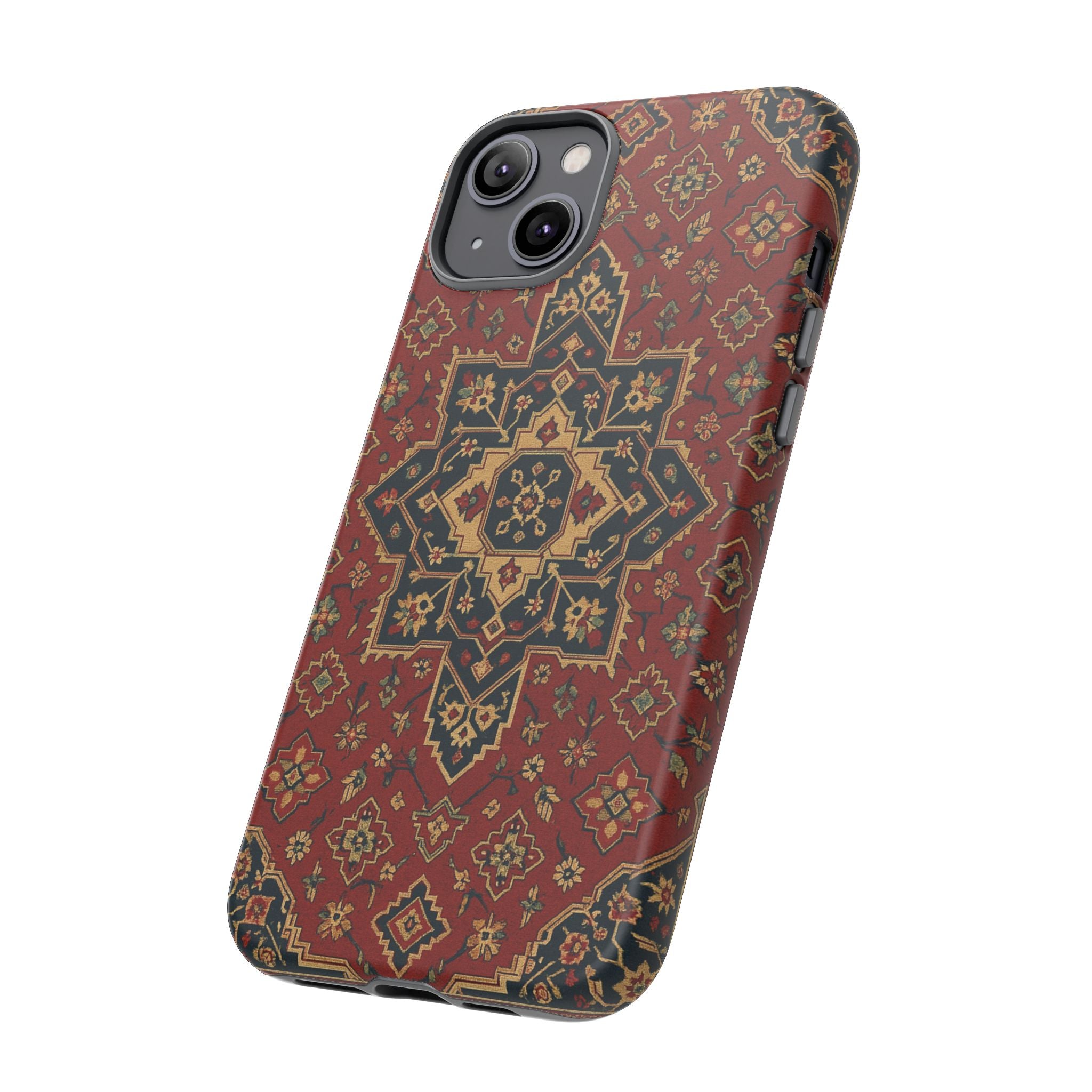 Vintage Rug Phone Case - Tough Cases, Custom Design, Bohemian Aesthetic, Stylish Protection, Unique Gift Ideas
