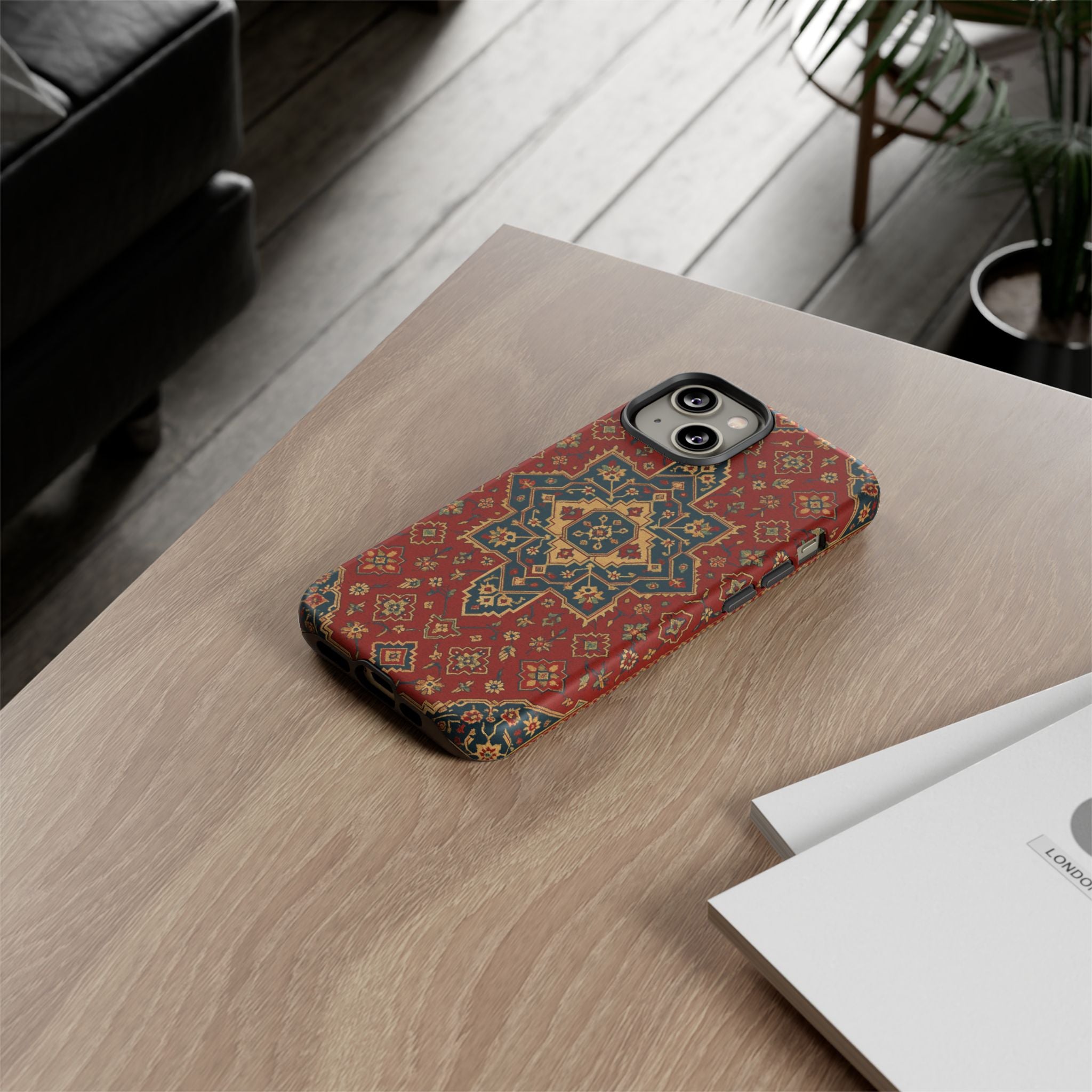 Vintage Rug Phone Case - Tough Cases, Custom Design, Bohemian Aesthetic, Stylish Protection, Unique Gift Ideas