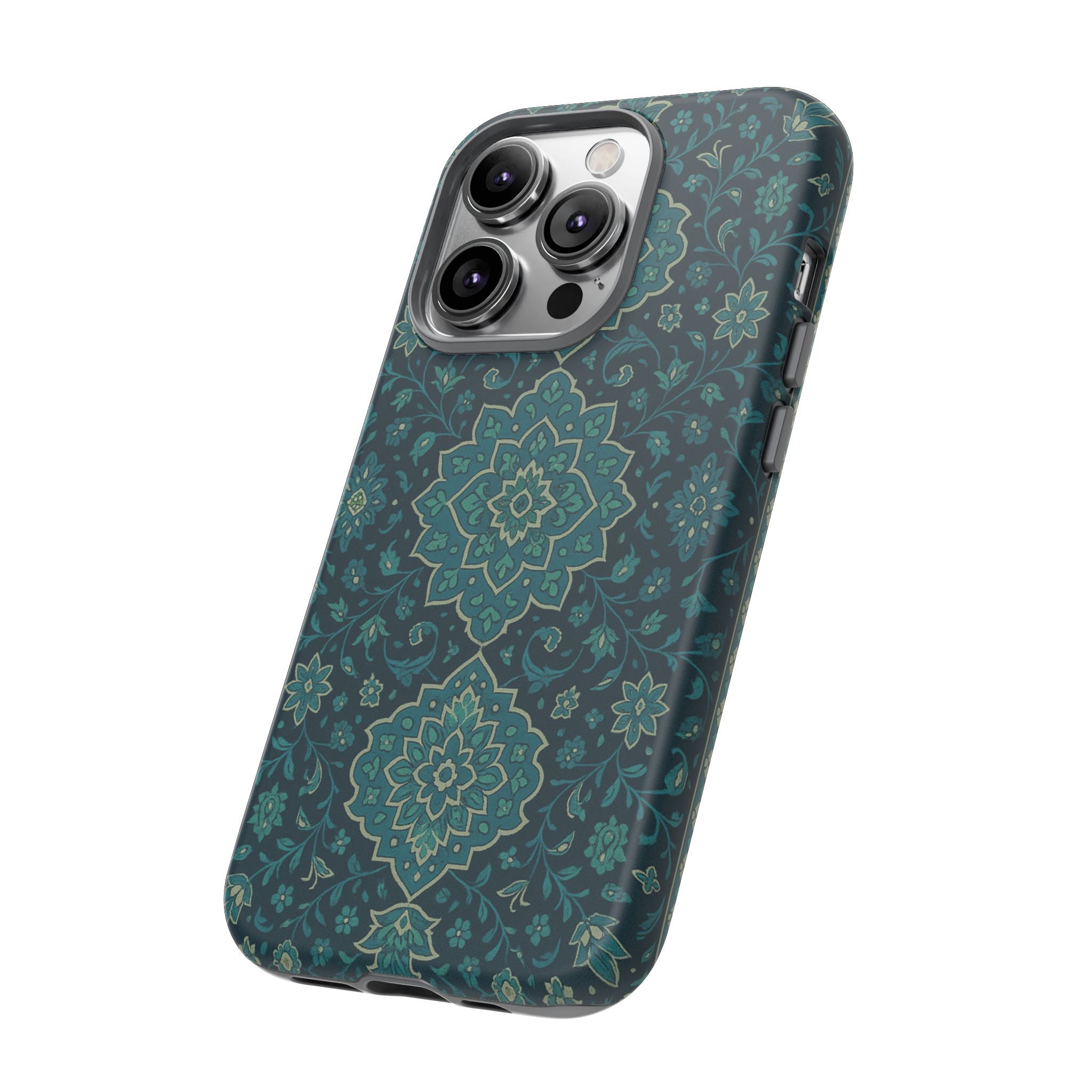 Elegant Floral Phone Case, Tough Cases, Unique Phone Cover, Gift for Her, Phone Accessories, Stylish Protection