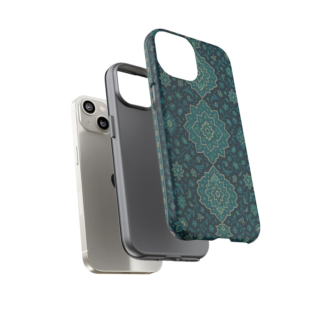 Elegant Floral Phone Case, Tough Cases, Unique Phone Cover, Gift for Her, Phone Accessories, Stylish Protection