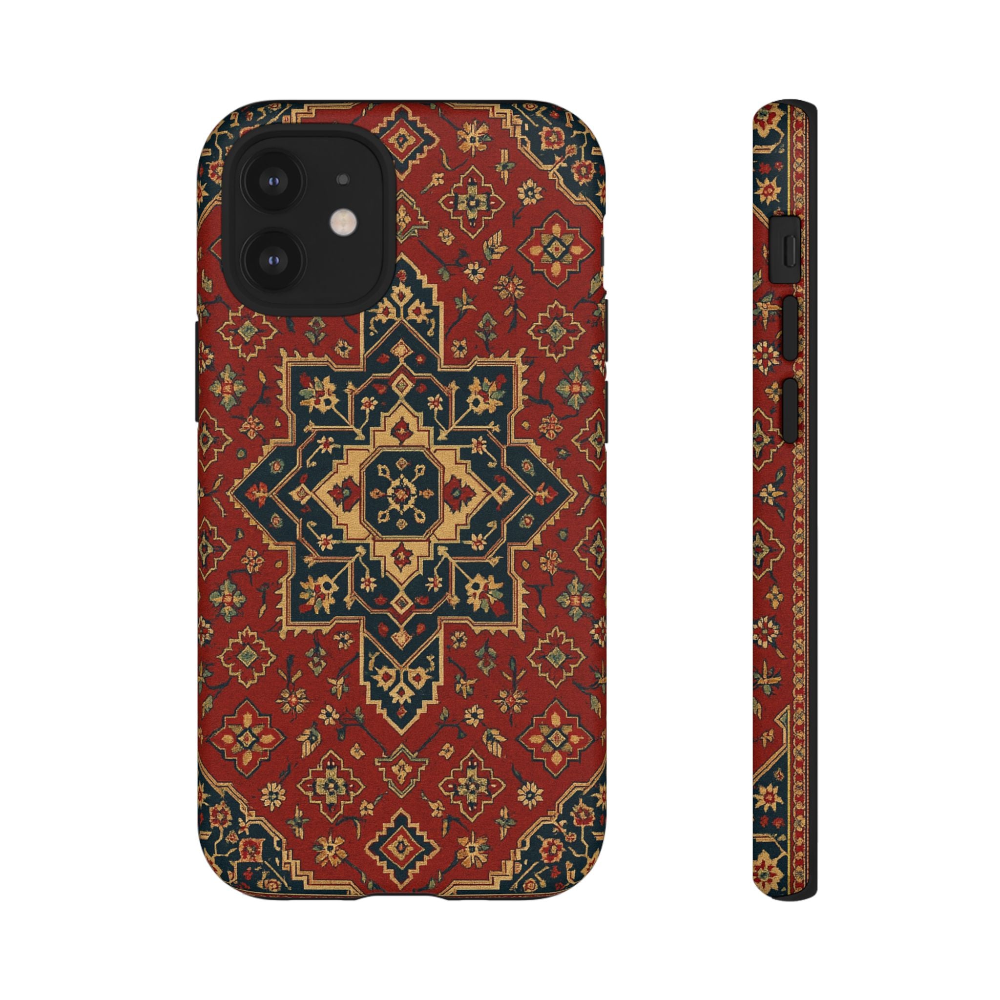 Vintage Rug Phone Case - Tough Cases, Custom Design, Bohemian Aesthetic, Stylish Protection, Unique Gift Ideas