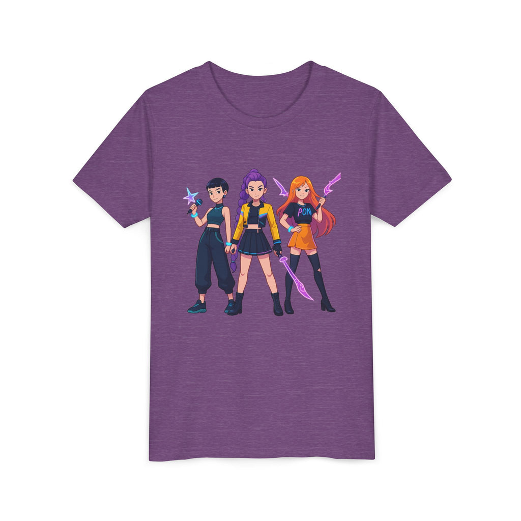 Youth Short Sleeve Tee Featuring Bold Character Design, Trendy Kids Shirt, Playful Summer Wear, Casual Gamer Apparel, Gift for Young [...]