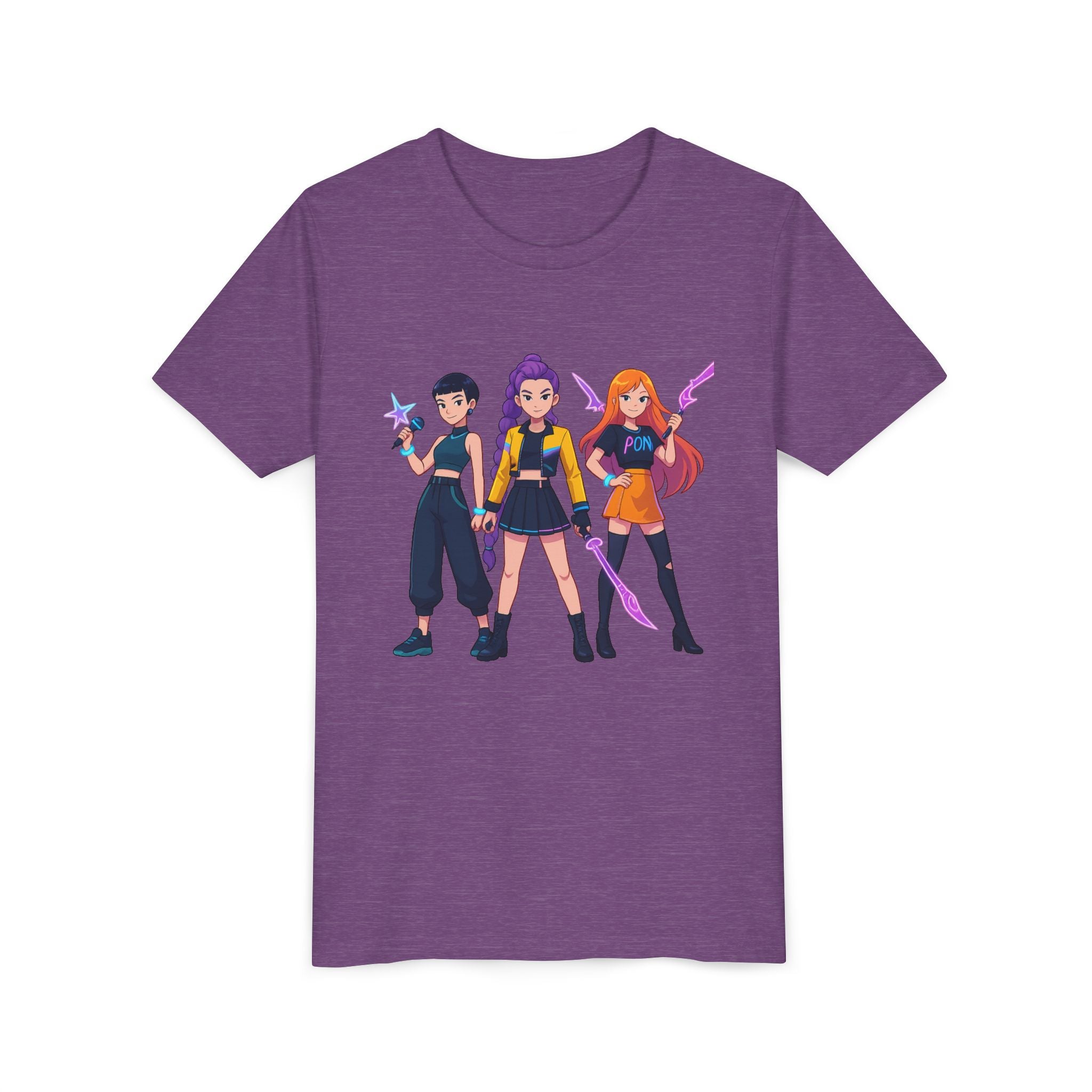 Youth Short Sleeve Tee Featuring Bold Character Design, Trendy Kids Shirt, Playful Summer Wear, Casual Gamer Apparel, Gift for Young [...]