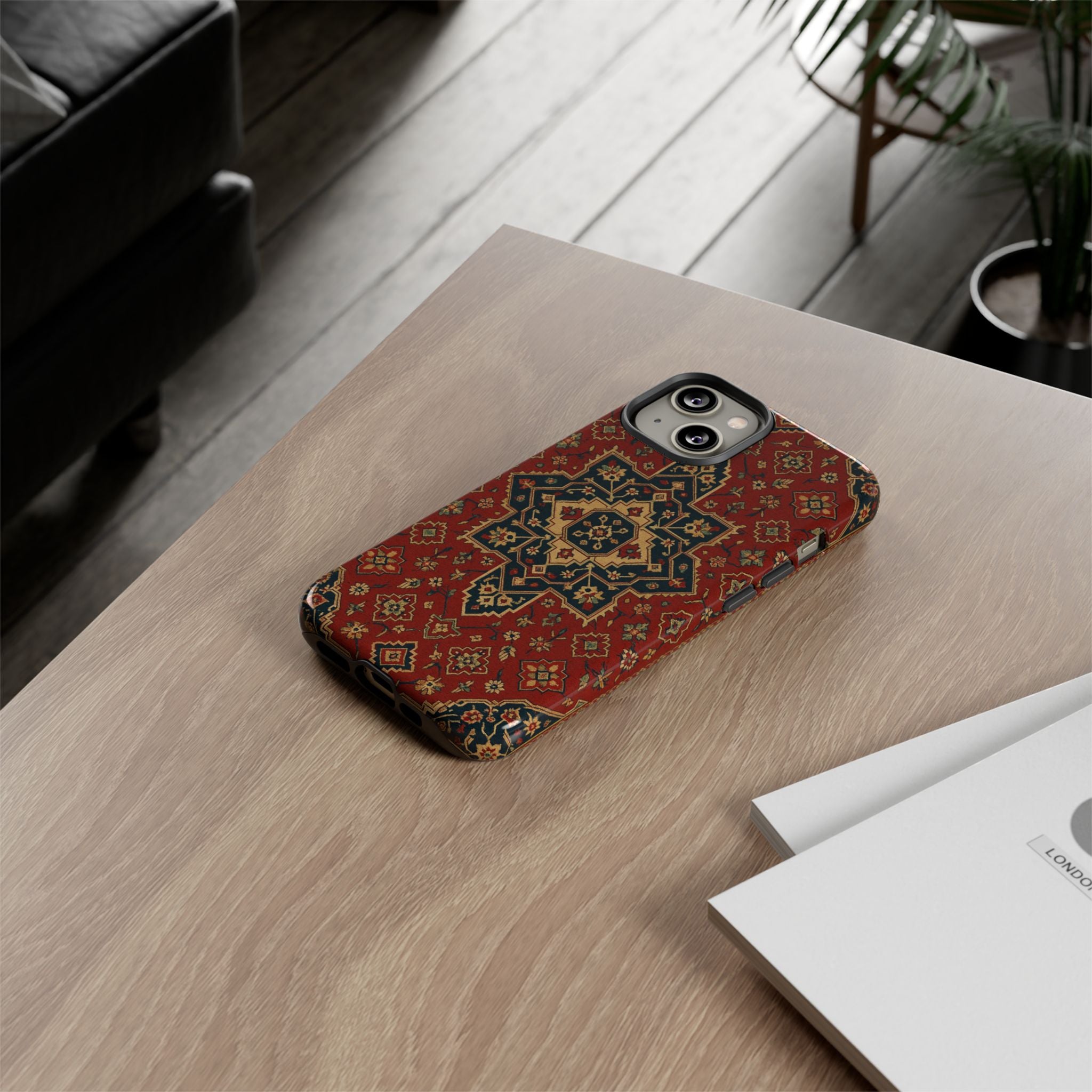 Vintage Rug Phone Case - Tough Cases, Custom Design, Bohemian Aesthetic, Stylish Protection, Unique Gift Ideas