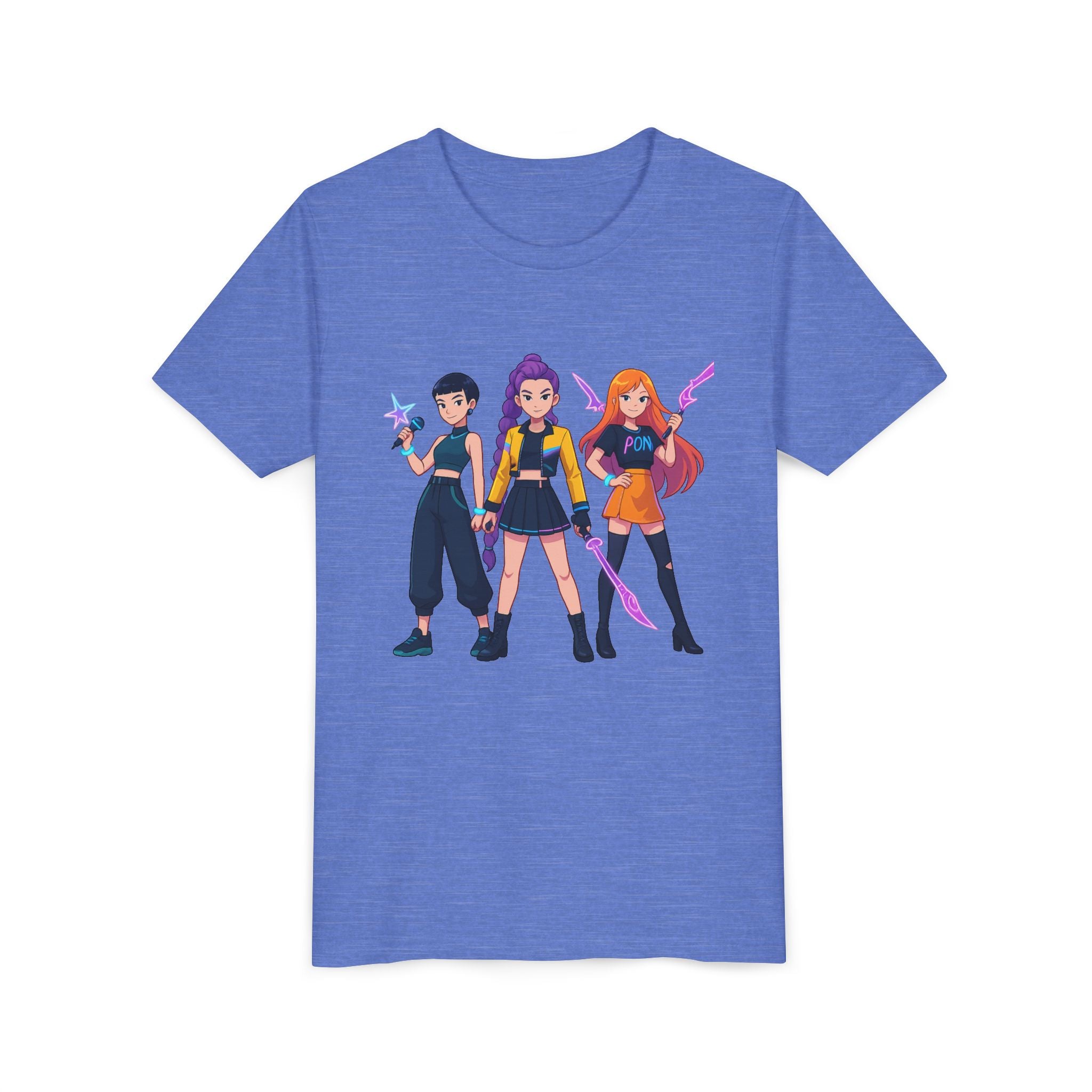 Youth Short Sleeve Tee Featuring Bold Character Design, Trendy Kids Shirt, Playful Summer Wear, Casual Gamer Apparel, Gift for Young [...]