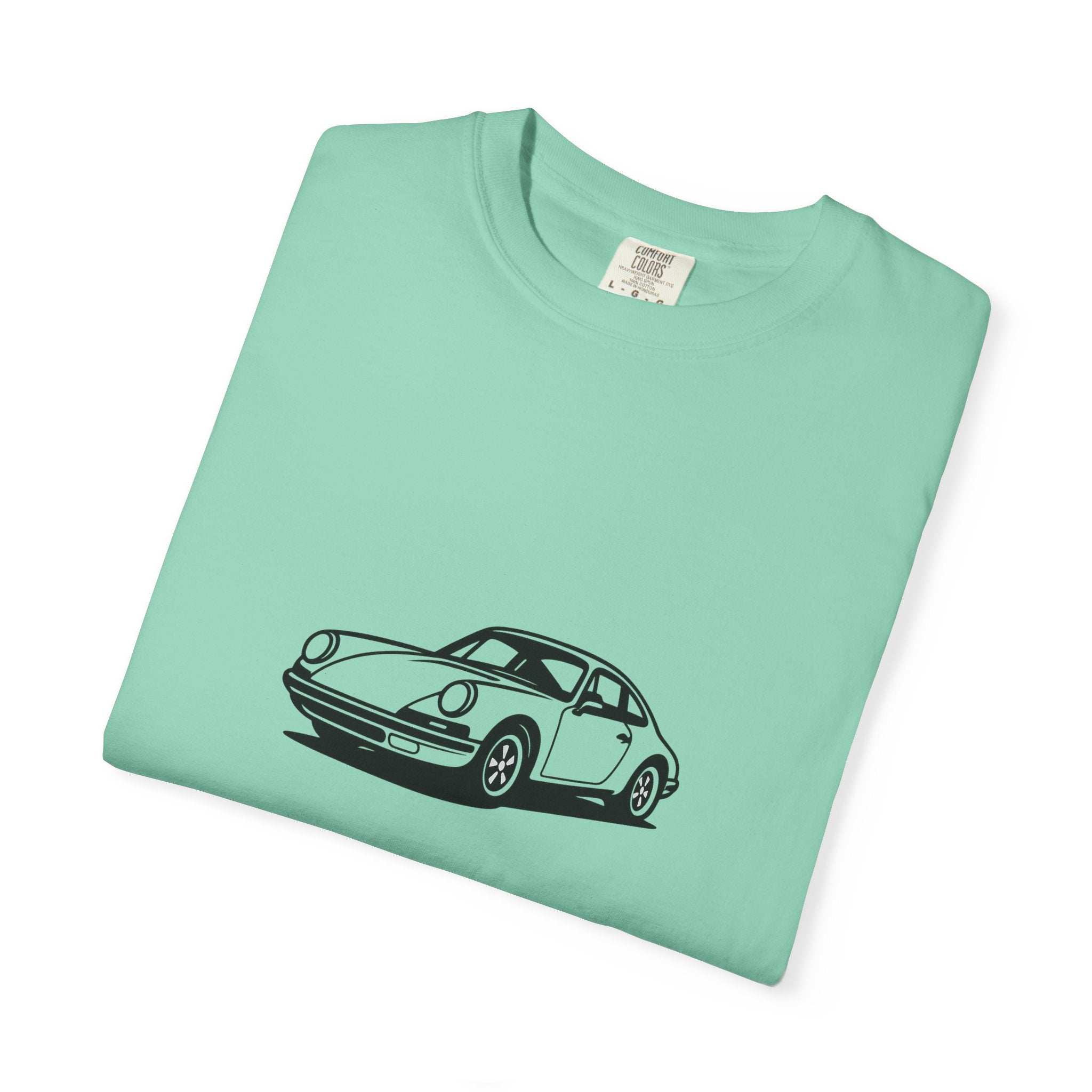 Classic Car T-Shirt, Unisex Vintage Tee, Automotive Gift, Nostalgic Apparel, Gearhead Fashion, Car Enthusiast Outfit, Black Car