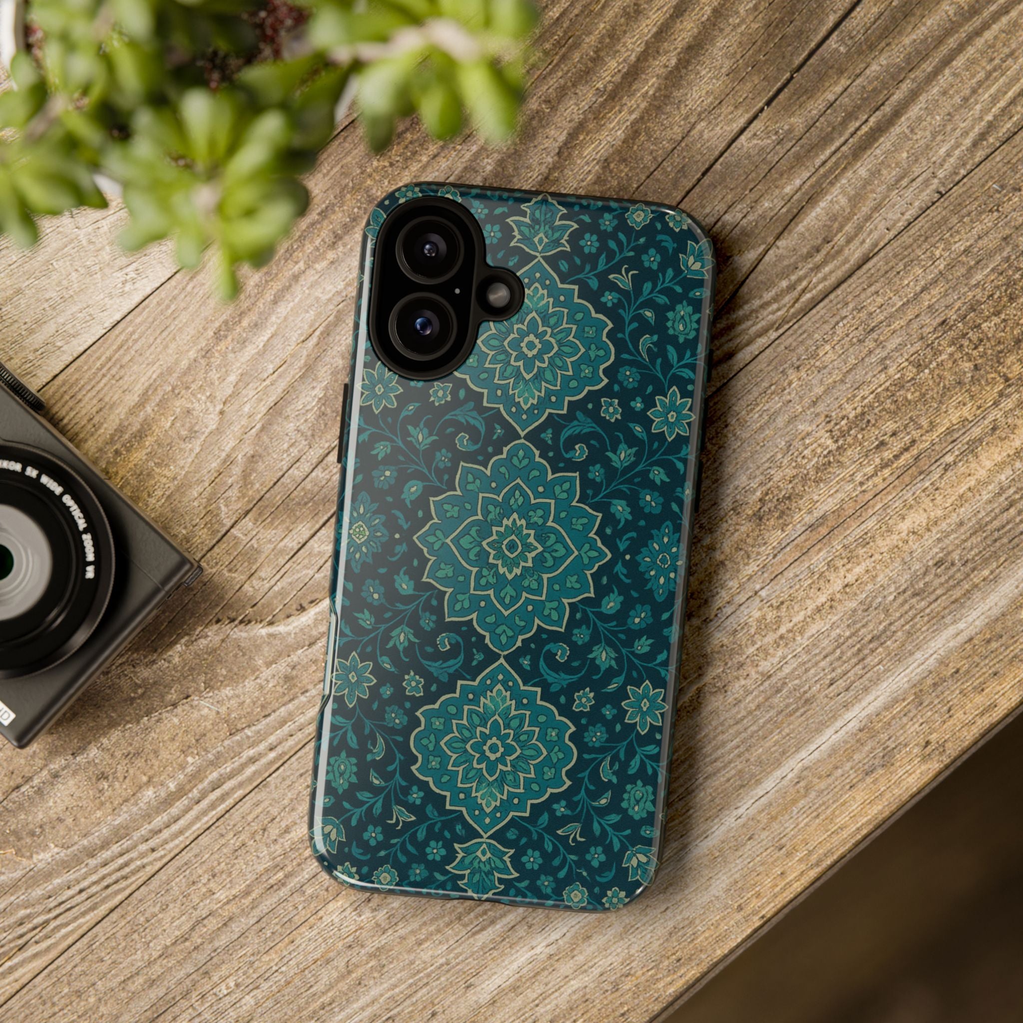 Elegant Floral Phone Case, Tough Cases, Unique Phone Cover, Gift for Her, Phone Accessories, Stylish Protection