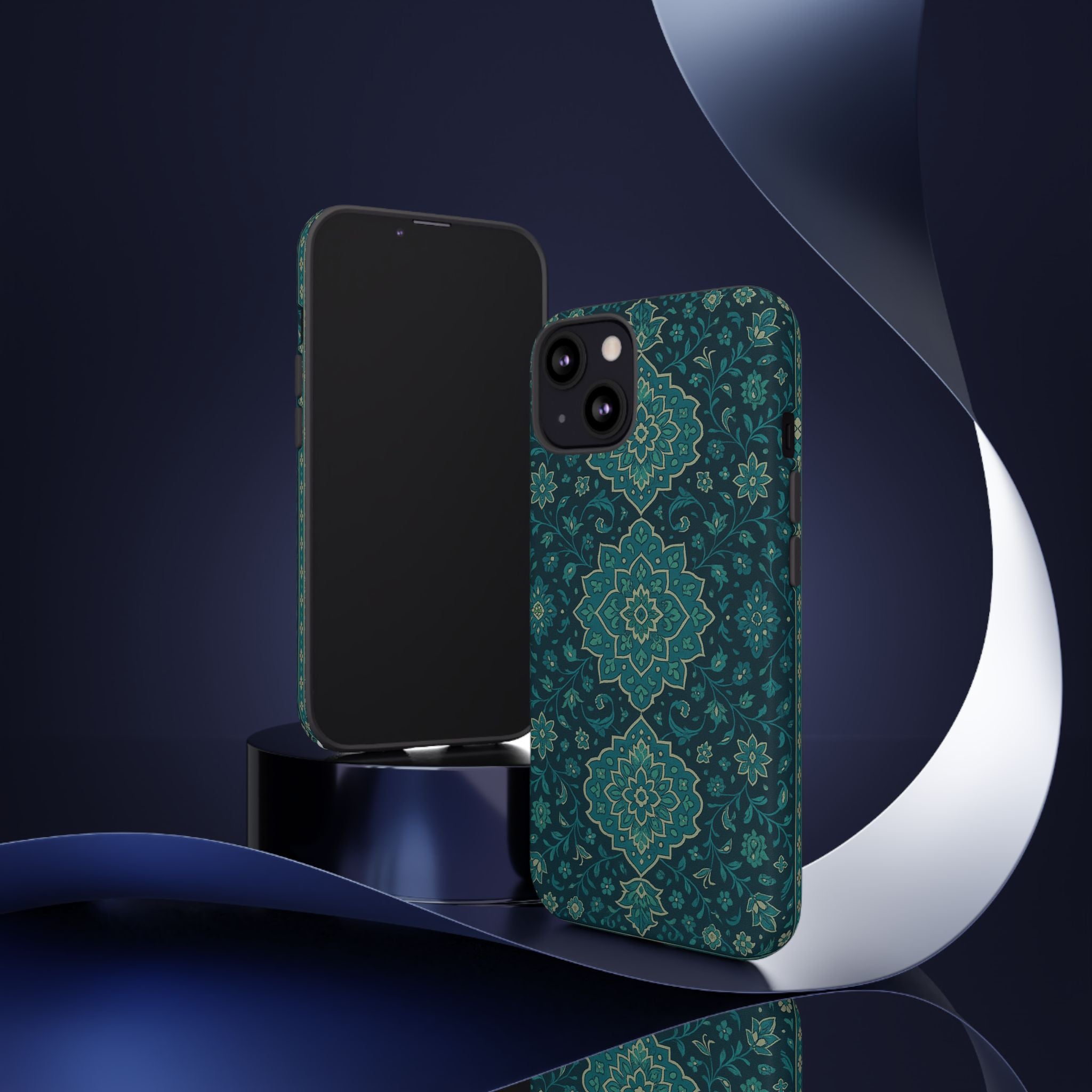 Elegant Floral Phone Case, Tough Cases, Unique Phone Cover, Gift for Her, Phone Accessories, Stylish Protection