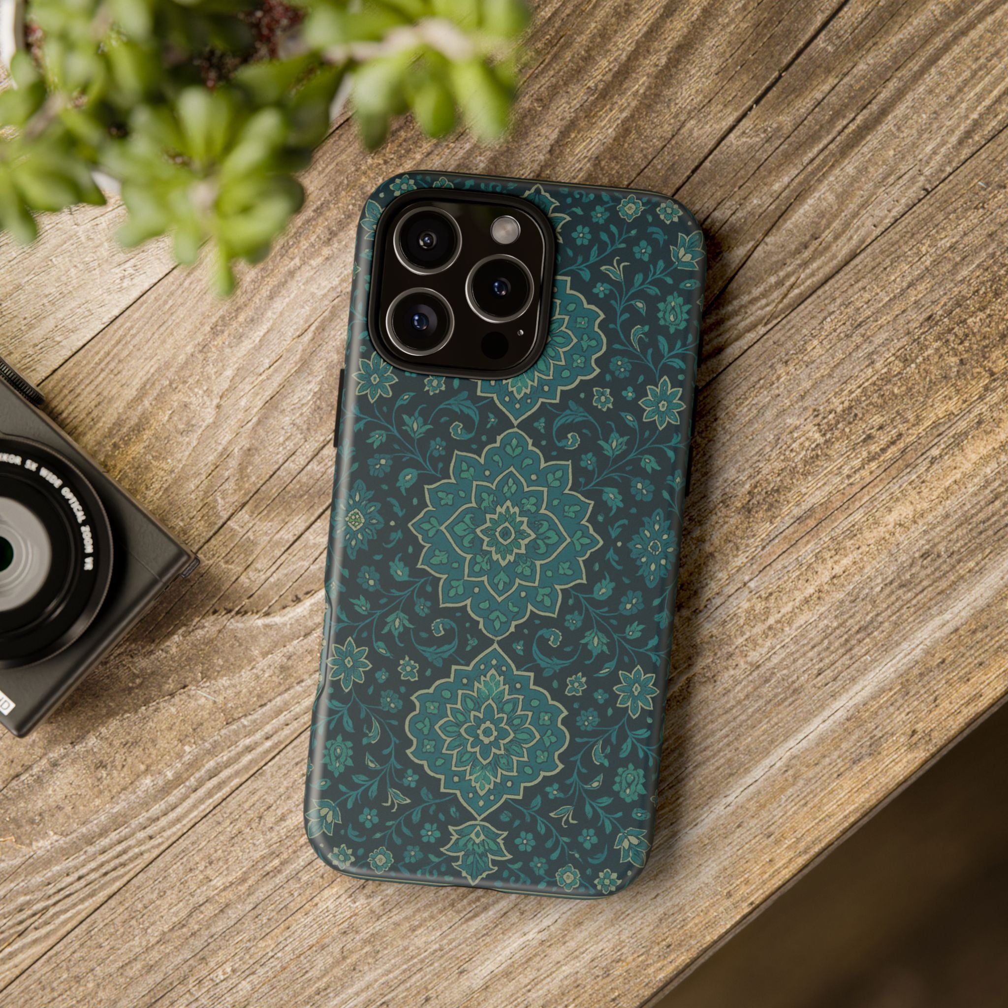 Elegant Floral Phone Case, Tough Cases, Unique Phone Cover, Gift for Her, Phone Accessories, Stylish Protection