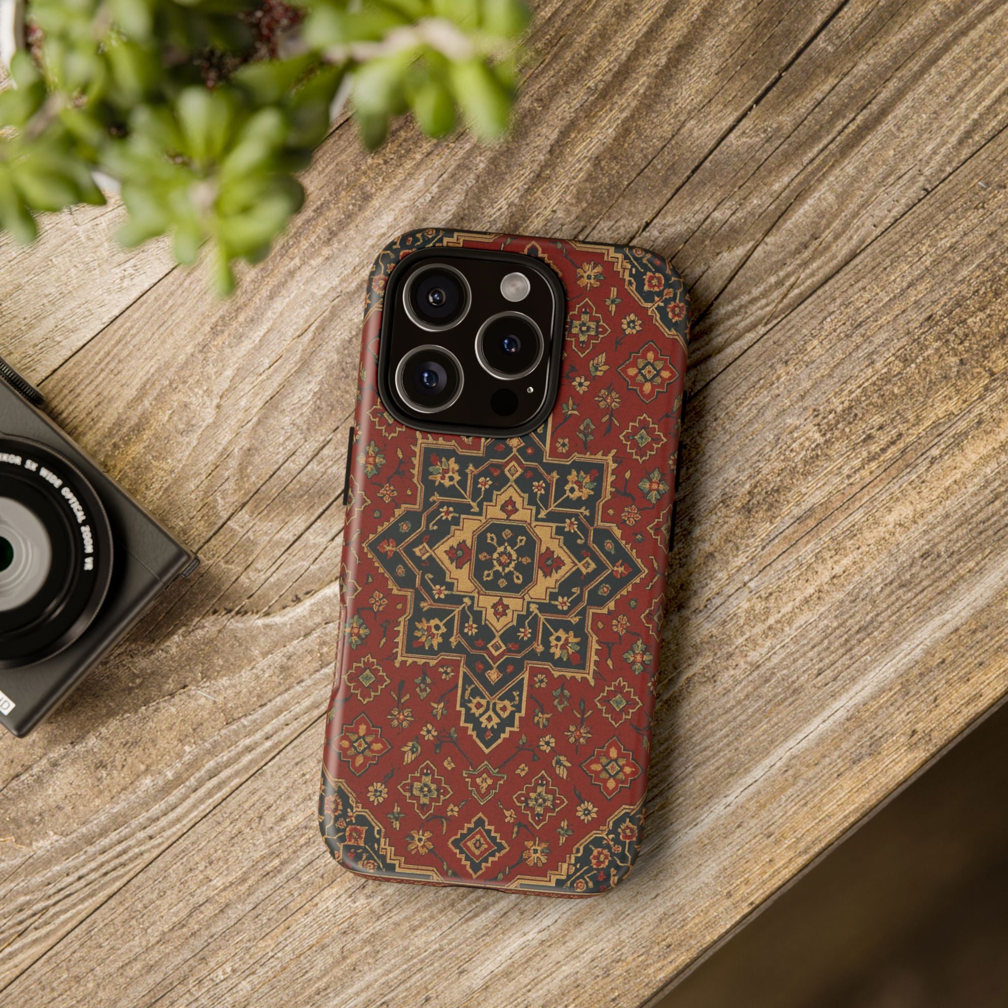 Vintage Rug Phone Case - Tough Cases, Custom Design, Bohemian Aesthetic, Stylish Protection, Unique Gift Ideas