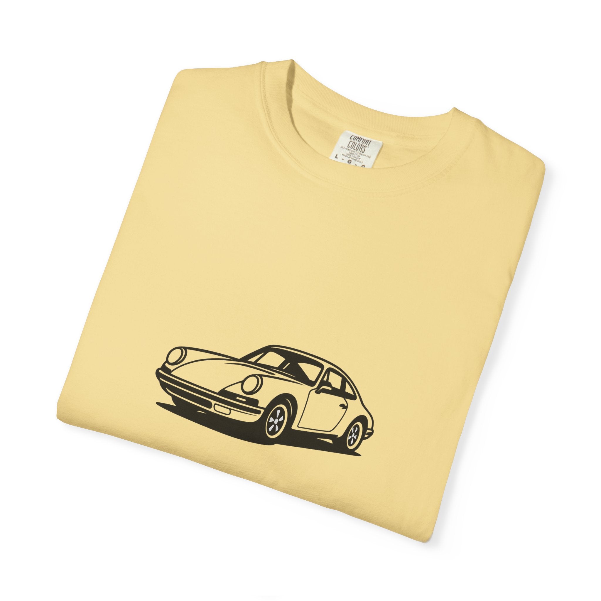 Classic Car T-Shirt, Unisex Vintage Tee, Automotive Gift, Nostalgic Apparel, Gearhead Fashion, Car Enthusiast Outfit, Black Car